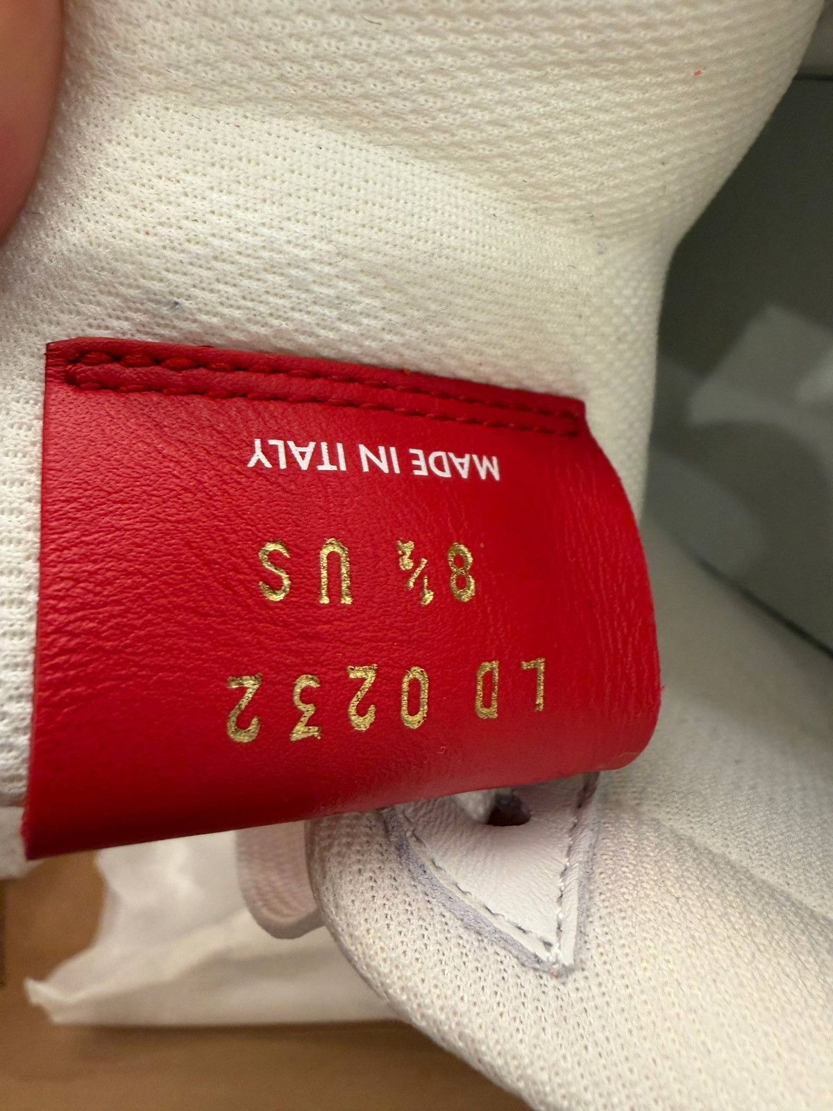 Louis Vuitton Louis Vuitton x Nike Air Force 1 Low White Red Virgil Abloh Size US 8.5 / EU 41-42 - 7 Thumbnail