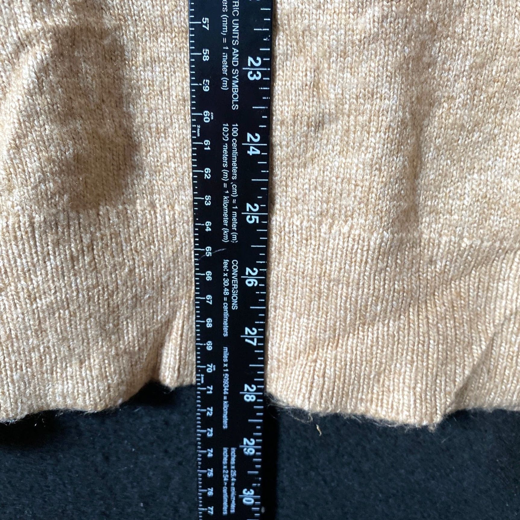 Ann Taylor Ann Taylor Womens Sweater Sand Turtleneck Wool Blend Long Sleeve Medium Size M / US 6-8 / IT 42-44 - 7 Thumbnail