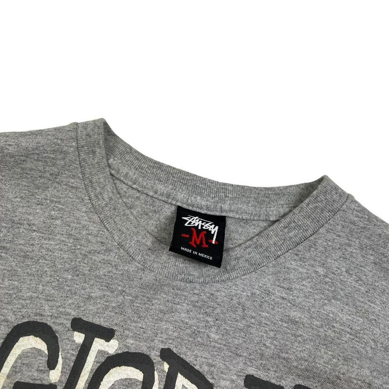 Stussy Vintage 2000s Stussy Global Roots Skull T-Shirt - Medium Size US M / EU 48-50 / 2 - 3 Thumbnail