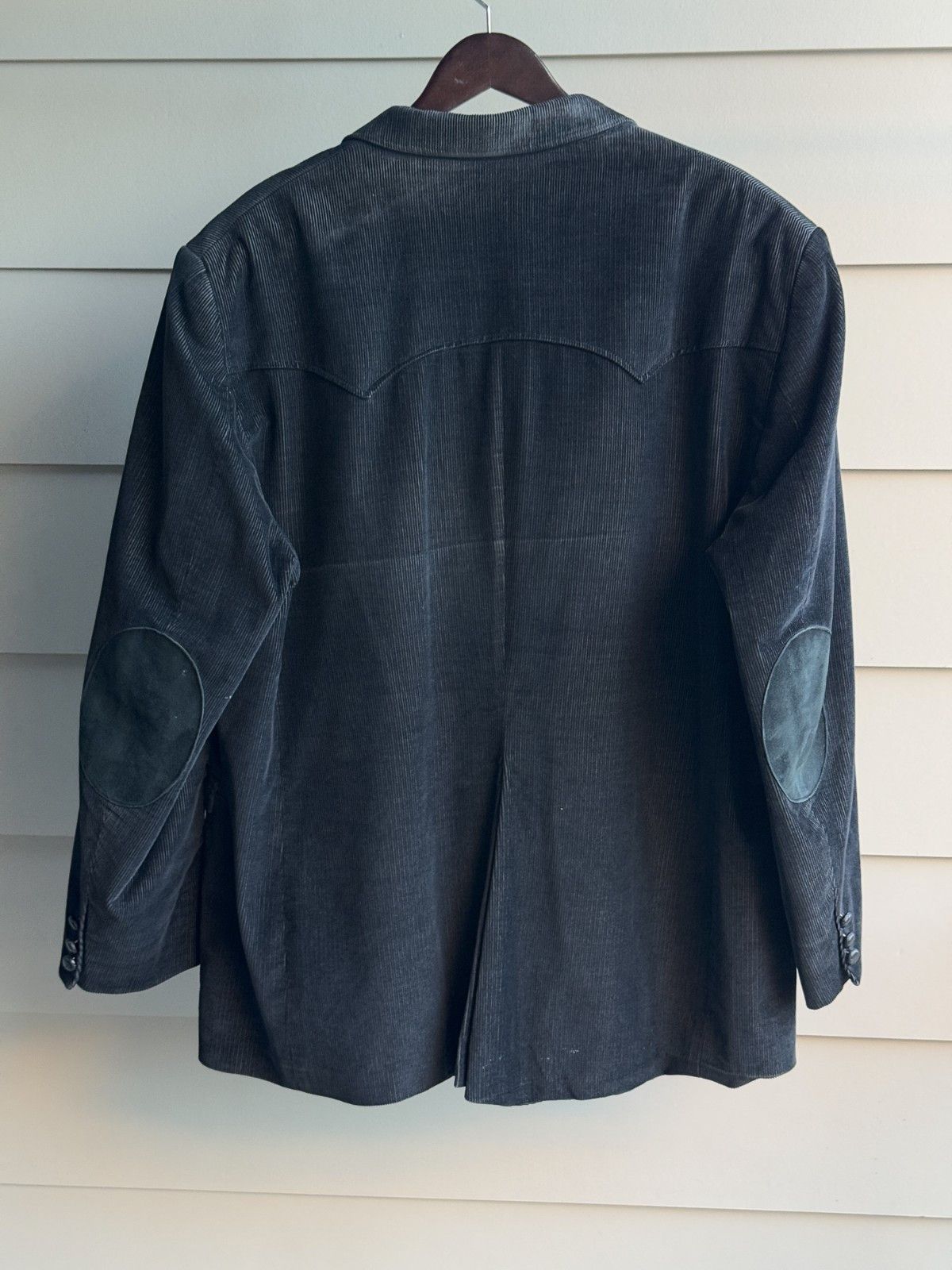 Cowboy Equipment VTG CCC Western Wear Black Corduroy Blazer Elbow Patches 52L Size US XXL / EU 58 / 5 - 2 Thumbnail