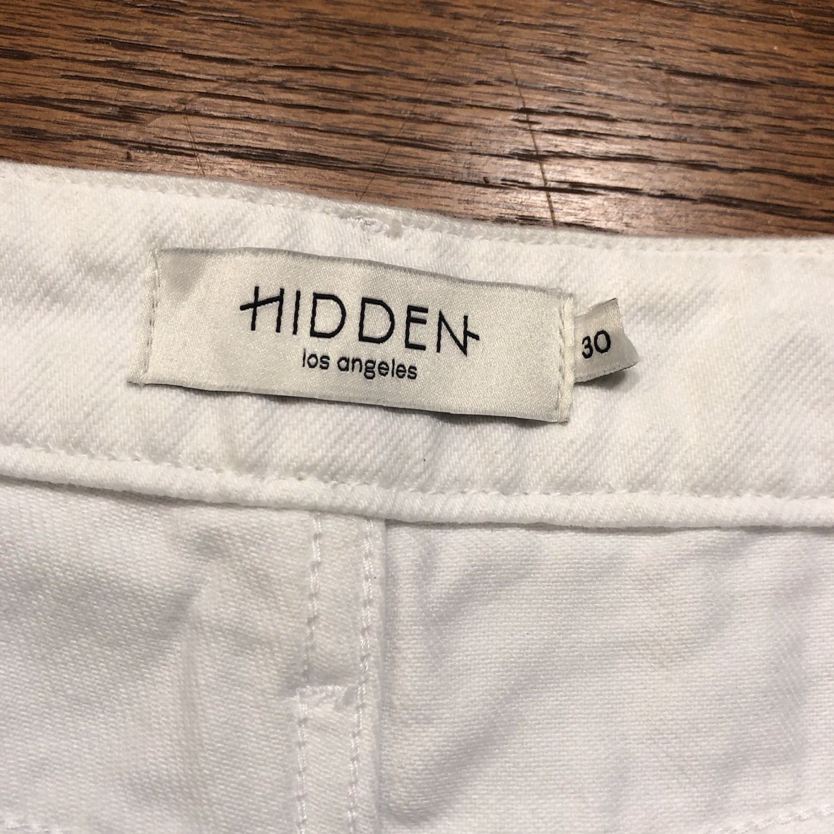 Vintage NWT Hidden Tracey Jeans Womens 30 5-Pocket Distressed Straight High Rise Blue/White Vintage No N/A Size 30" / US 8 / IT 44 - 5 Thumbnail