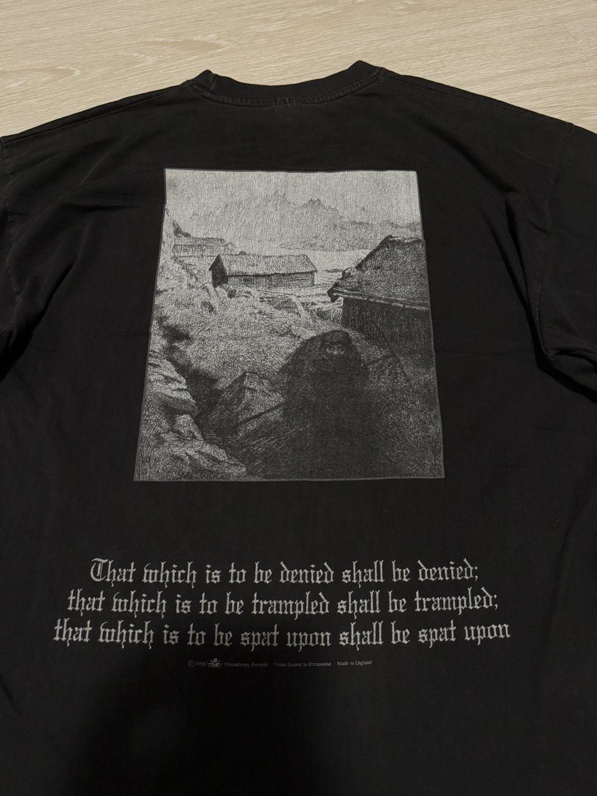 Band Tees × Vintage Burzum 1998 Size US S / EU 44-46 / 1 - 7 Thumbnail