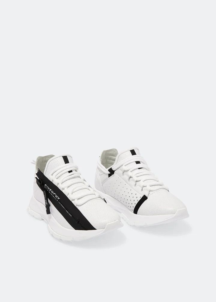 Givenchy o1lv12m1025 Spectre Runner Low With Zip in White Size US 13 / EU 46 - 2 Thumbnail