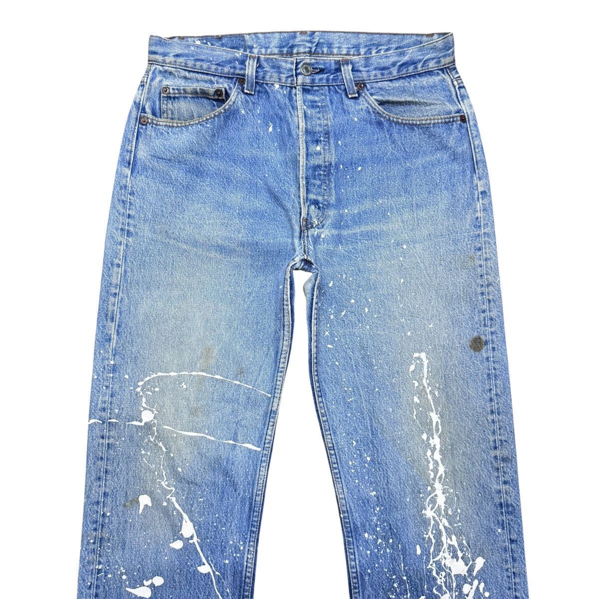 Levi's Vintage 80s Levis 501 Painter Jeans Helmut Lang Size US 33 - 3 Thumbnail