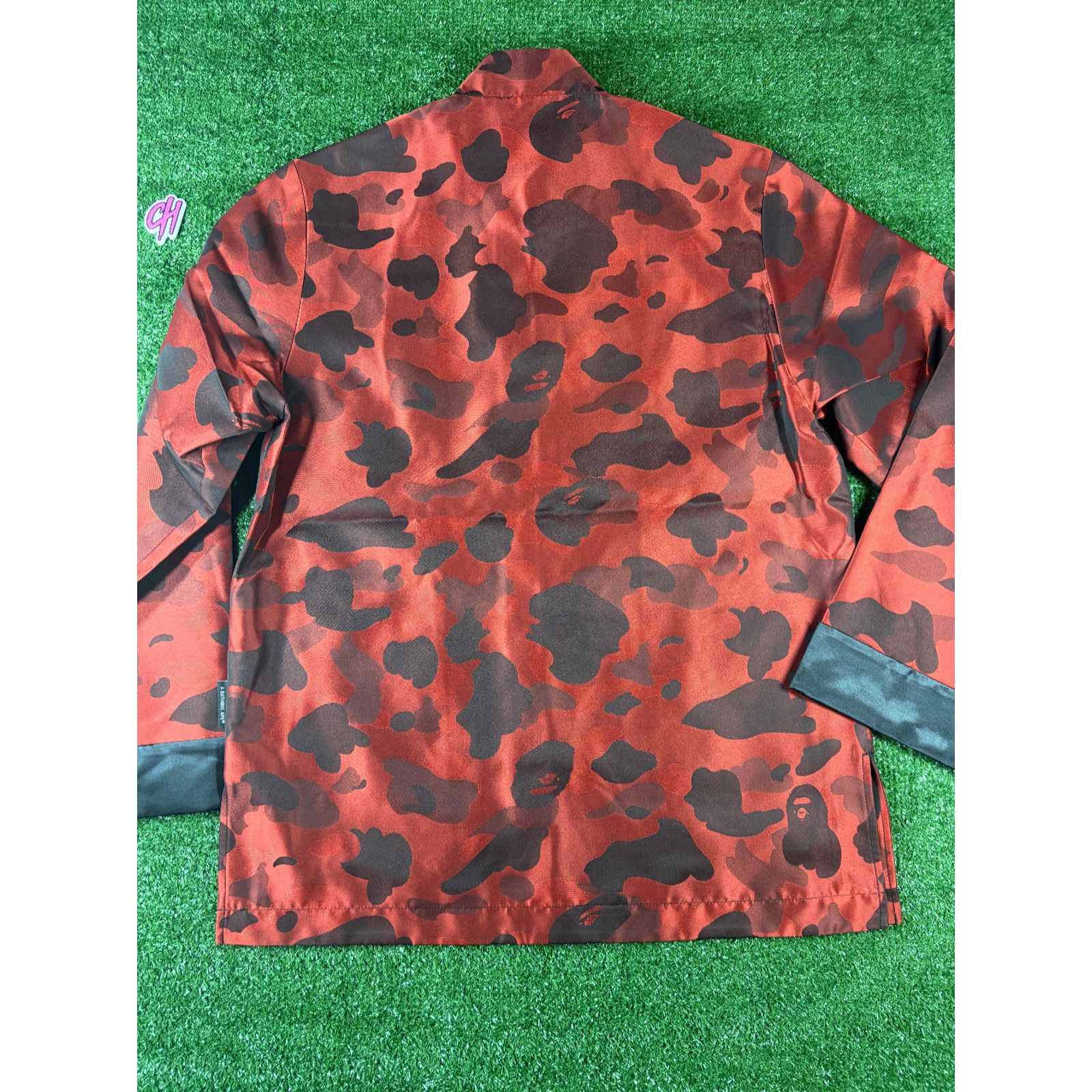 Bape Bape Red Color Camo Padded Chinese Jacket Size Large Size US L / EU 52-54 / 3 - 7 Thumbnail