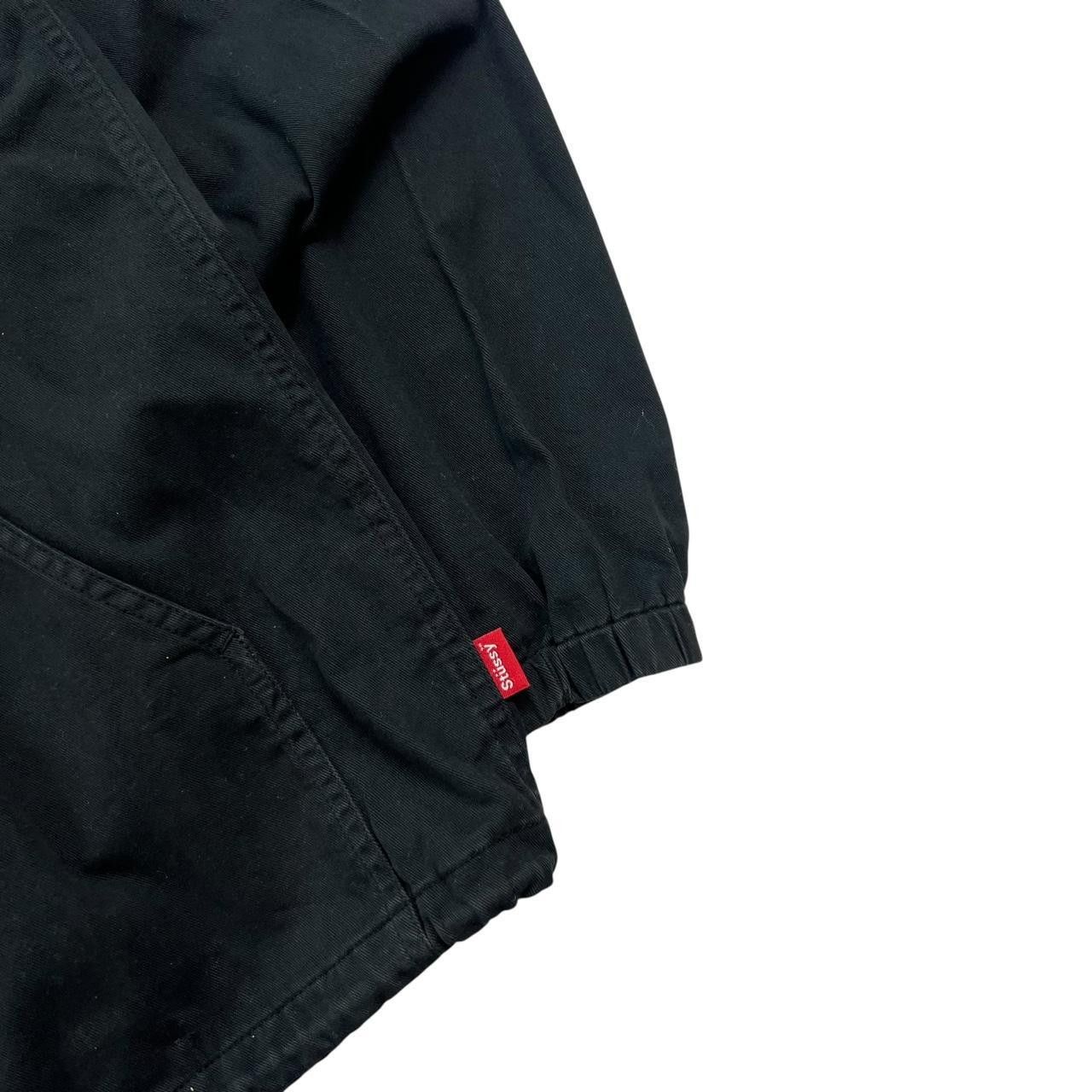 Stussy Vintage Black Stussy Jacket Blue Spellout - Extra Large Size US XL / EU 56 / 4 - 2 Thumbnail