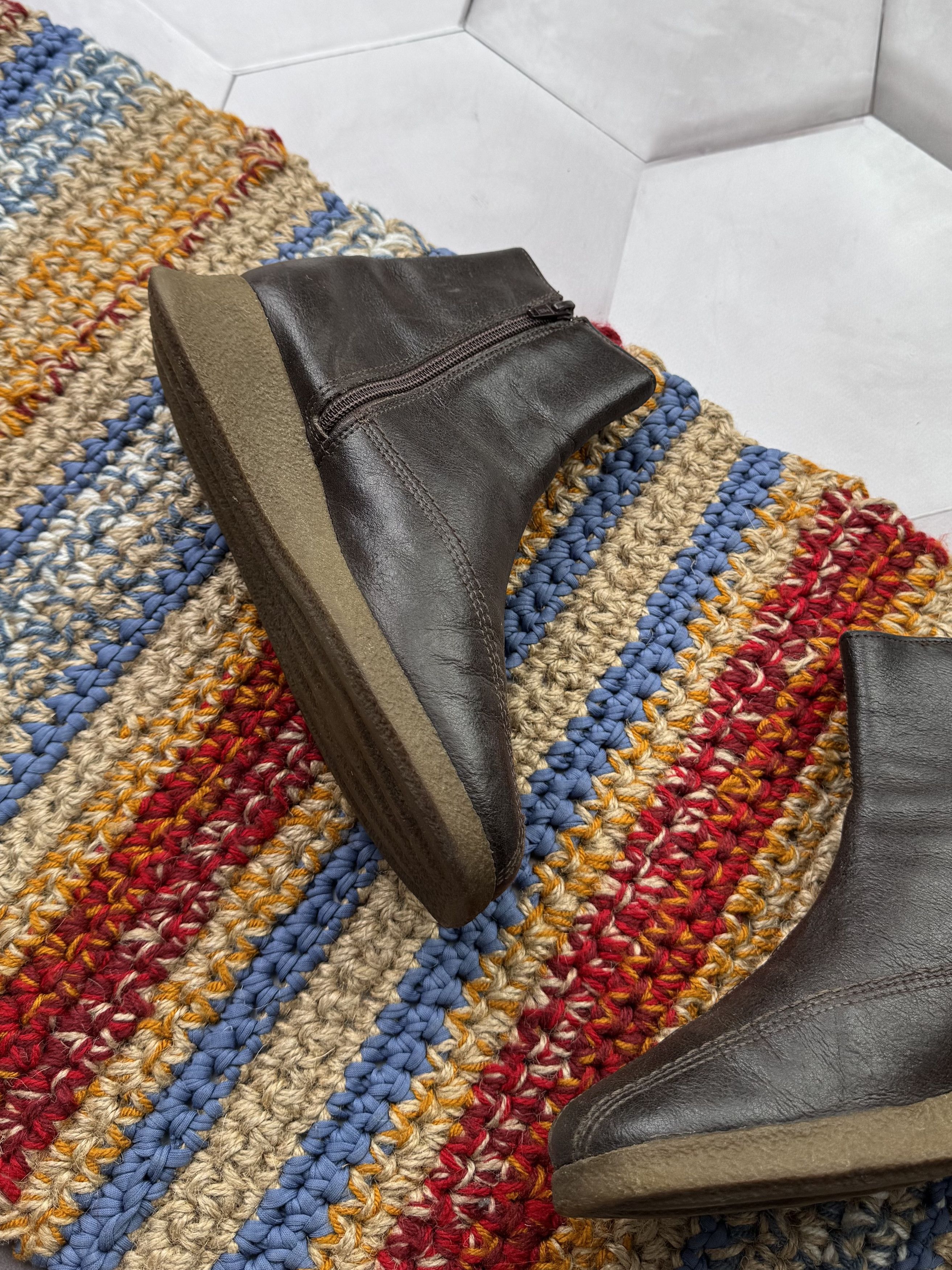 Japanese Brand Vintage Leather Boots (E4) Size US 8 / IT 38 - 5 Thumbnail