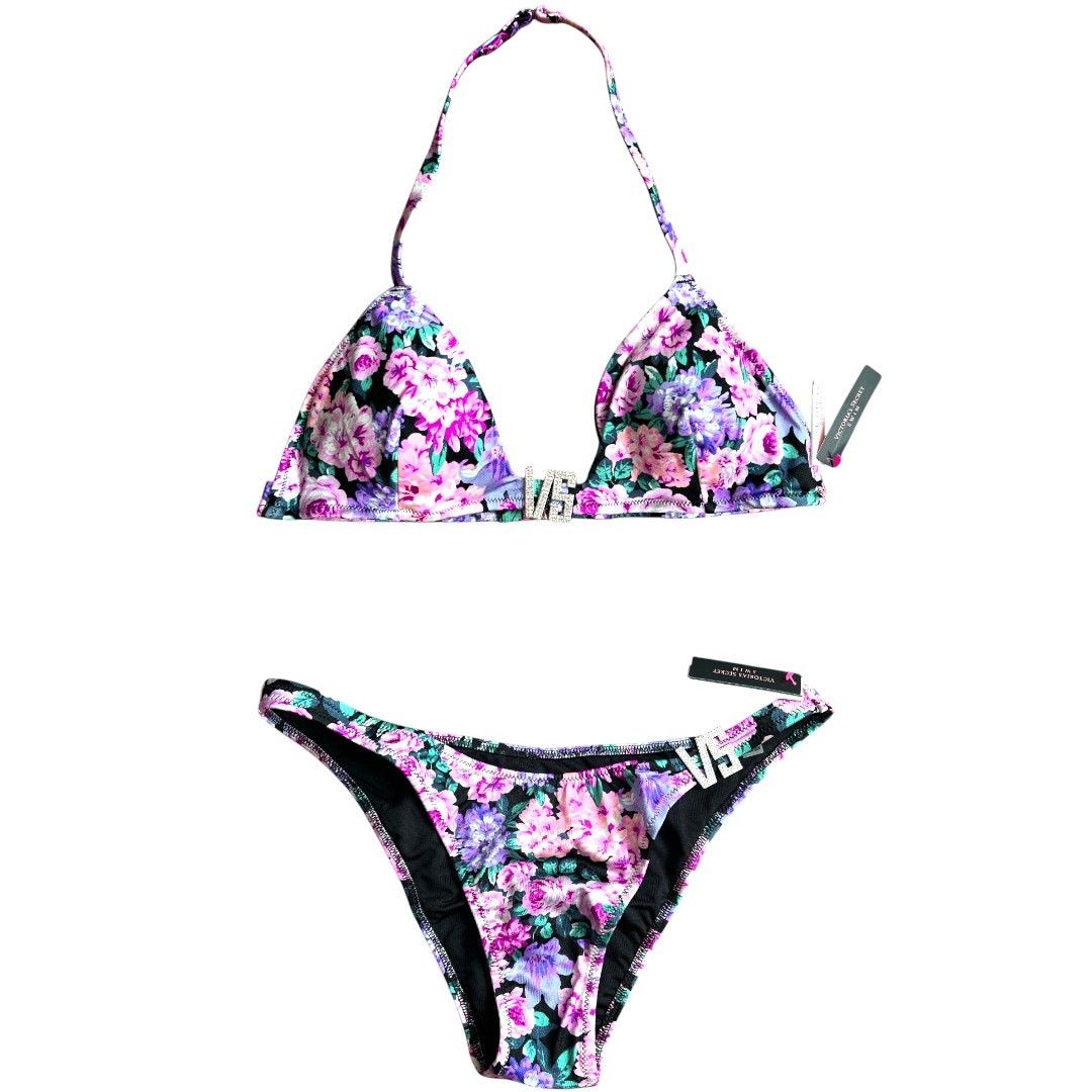 Victoria's Secret Victoria's Secret VS Shine Hardware Brazilian Bikini Set, M Size ONE SIZE - 1 Thumbnail