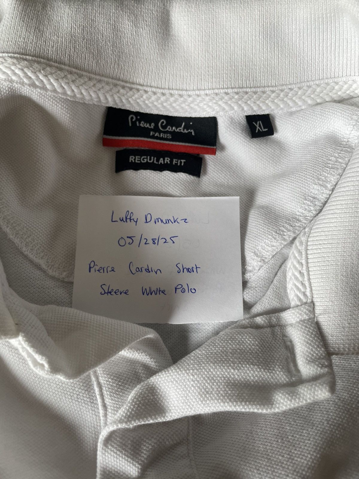 Pierre Cardin Pierre Cardin short sleeve white polo Size US XL / EU 56 / 4 - 3 Thumbnail