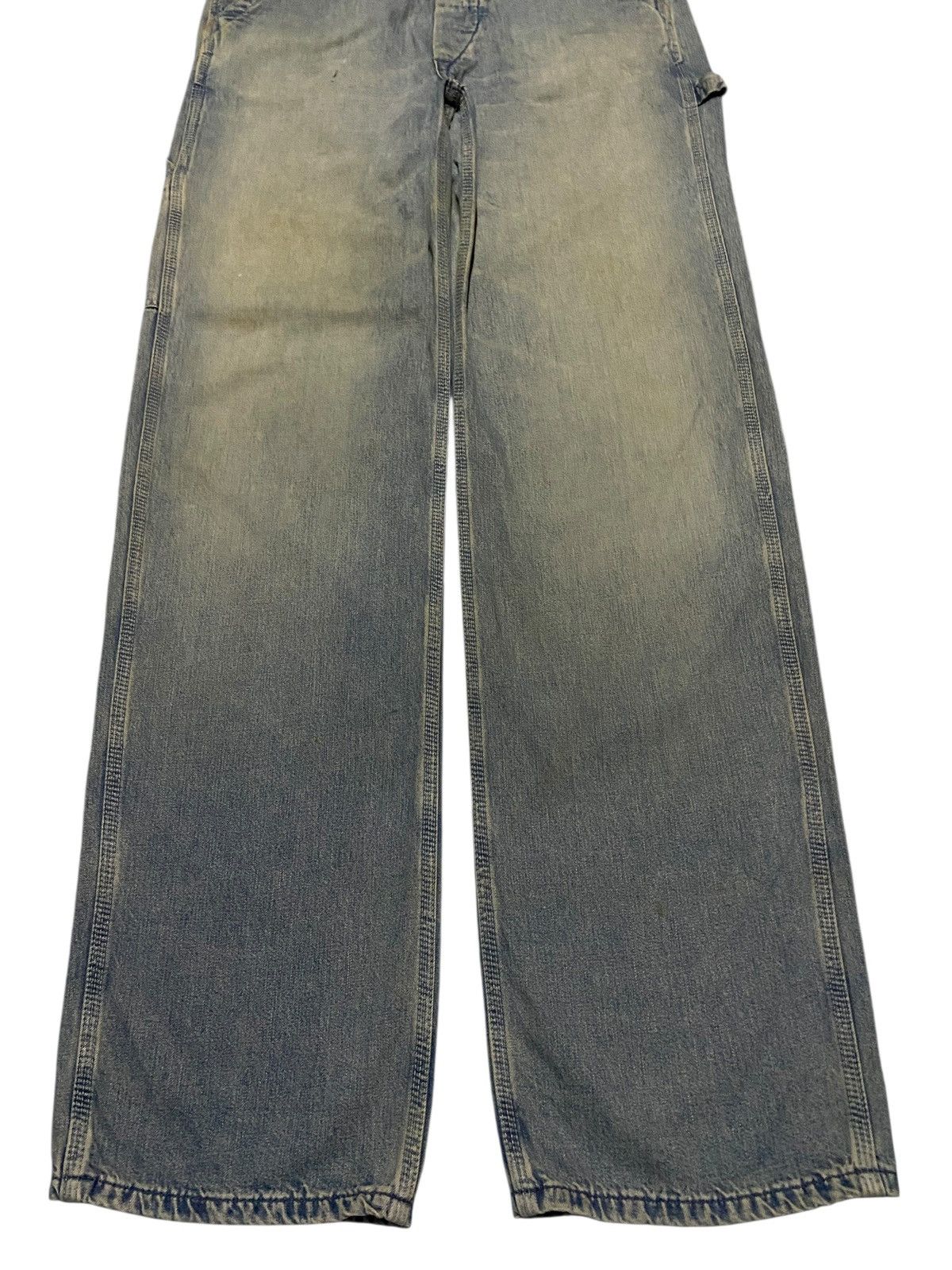 Edwin Vintage 60s Edwin One O One Rusty Wide Leg Work Wear Overall Size US 32 / EU 48 - 7 Thumbnail