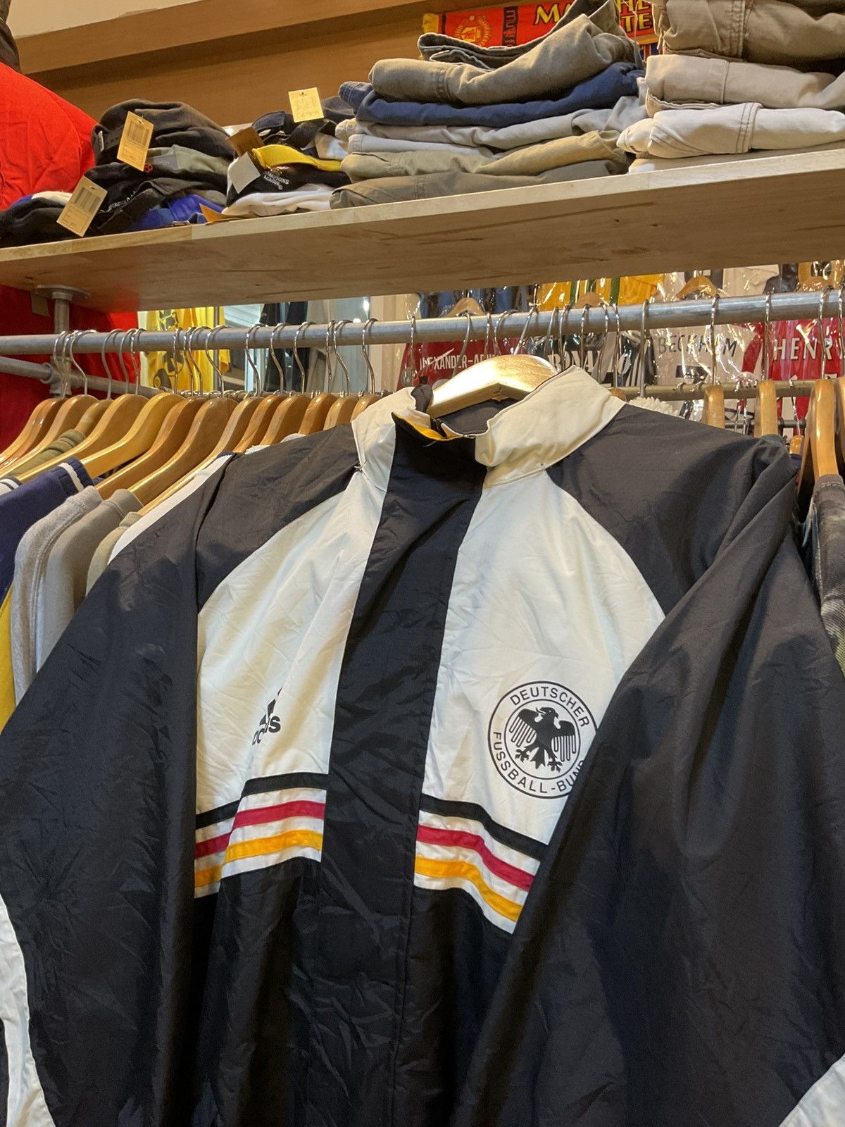 Adidas Vintage 1995 Germany Football Track Suit Size US L / EU 52-54 / 3 - 2 Thumbnail