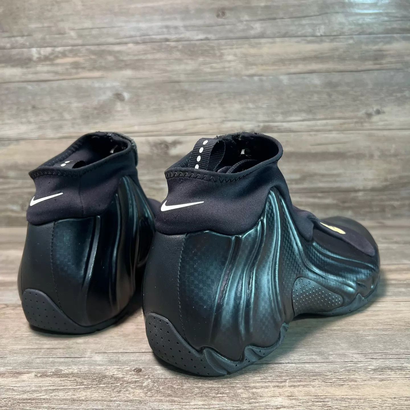 Nike Nike Air Flightposite 1 Carbon Black Size 43 Size US 9.5 / EU 42-43 - 3 Thumbnail