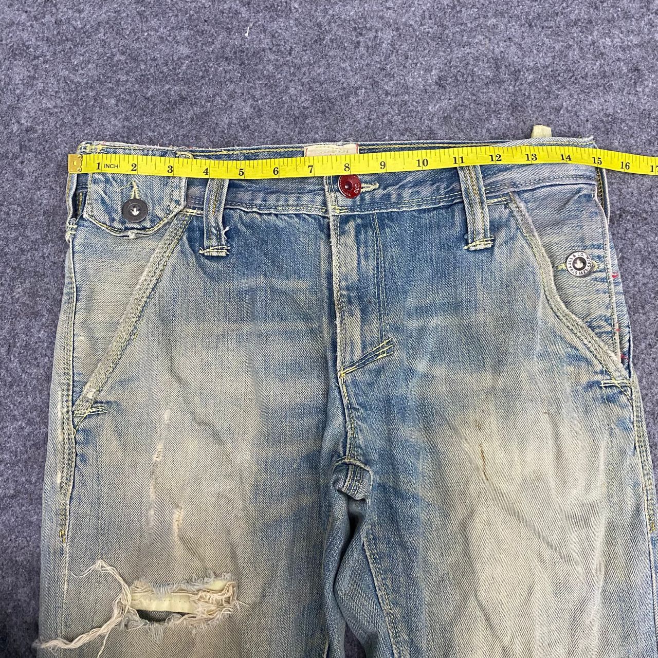 Japanese Brand 💥Best Offer💥Vintage Levis Carpenter Distressed Denim Size US 30 / EU 46 - 4 Thumbnail