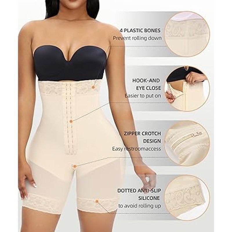 1 Madison YIANNA Tummy Control Shapewear for Women Strapless Fajas Col Size ONE SIZE - 4 Thumbnail