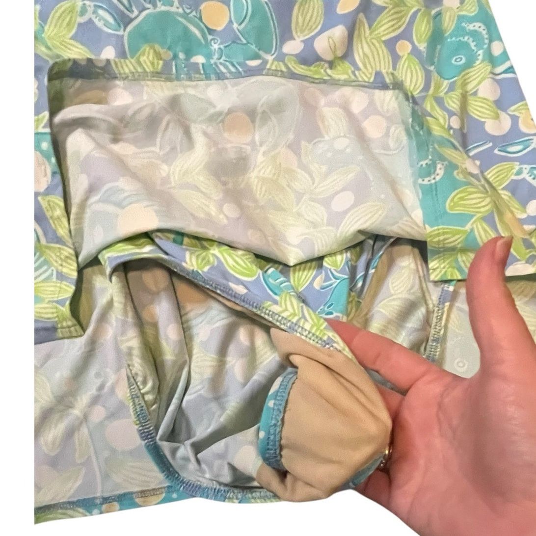 Lilly Pulitzer Lilly Pulitzer Sweet Blue Crabby One Piece Swim Dress Size 8 Size M / US 6-8 / IT 42-44 - 9 Thumbnail