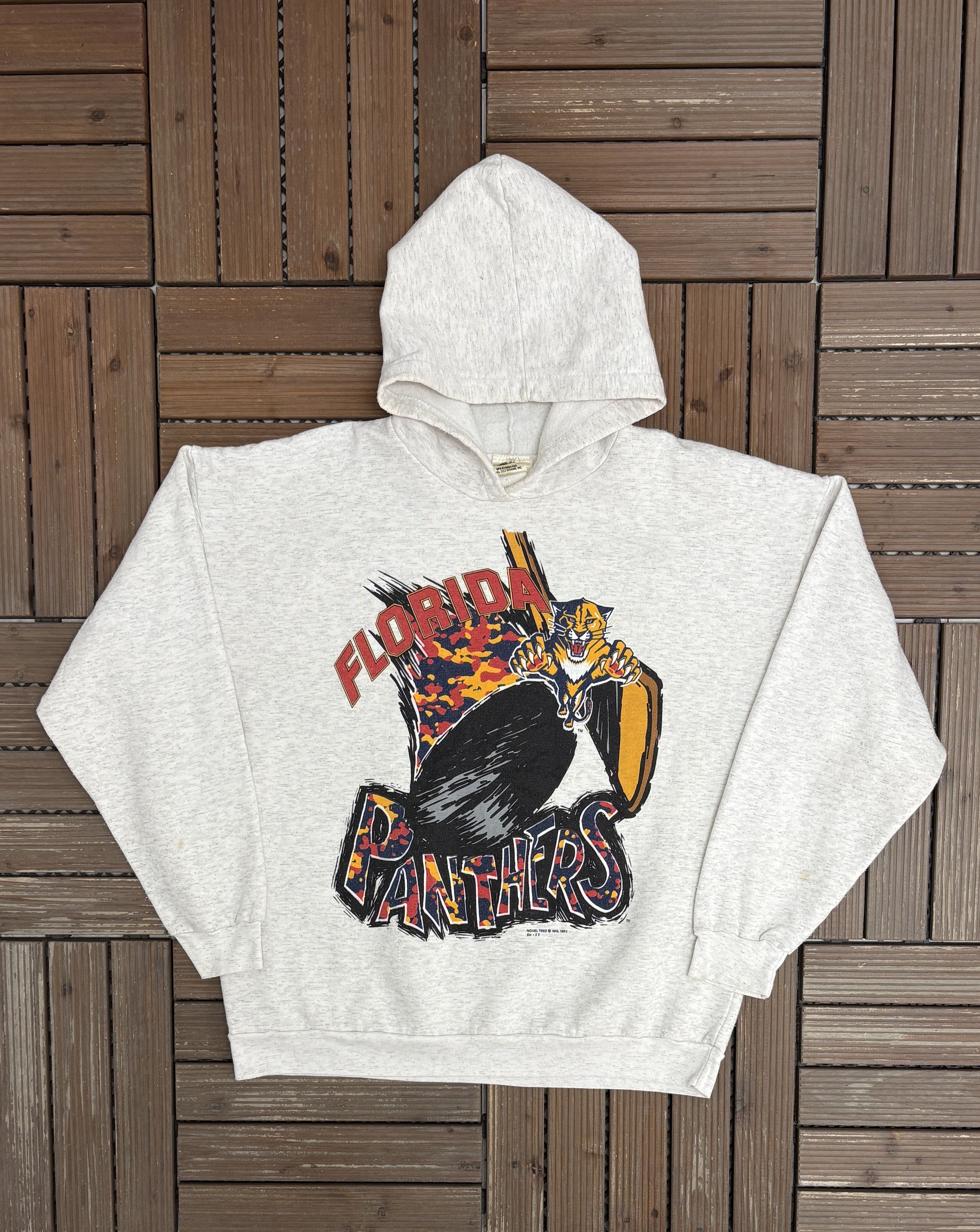 Vintage Florida Panthers Vintage Grey Hoodie Sweater Size US L / EU 52-54 / 3 - 1 Thumbnail