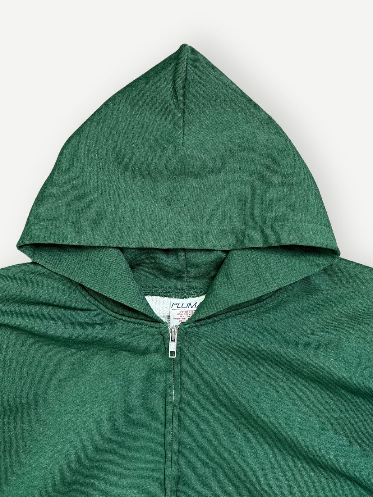 Vintage Vintage 80s Pluma Thermal Lined Zip Up Blank Sweatshirt Size US XL / EU 56 / 4 - 4 Thumbnail