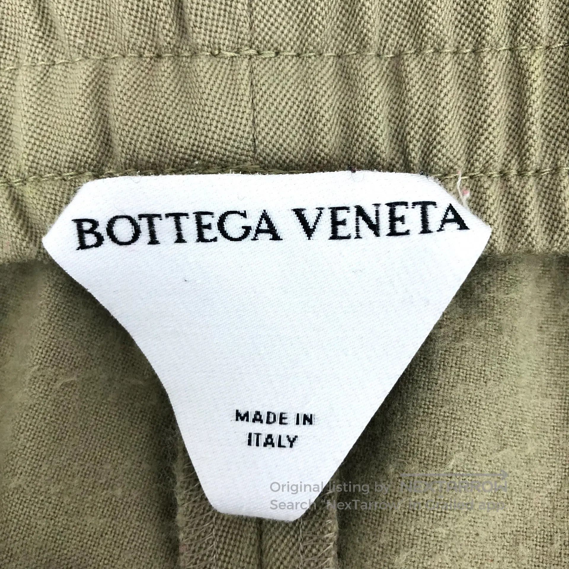 Bottega Veneta Bottega Veneta Size L Green Wool Elastic Waist Casual Trou Size US 27 - 6 Thumbnail