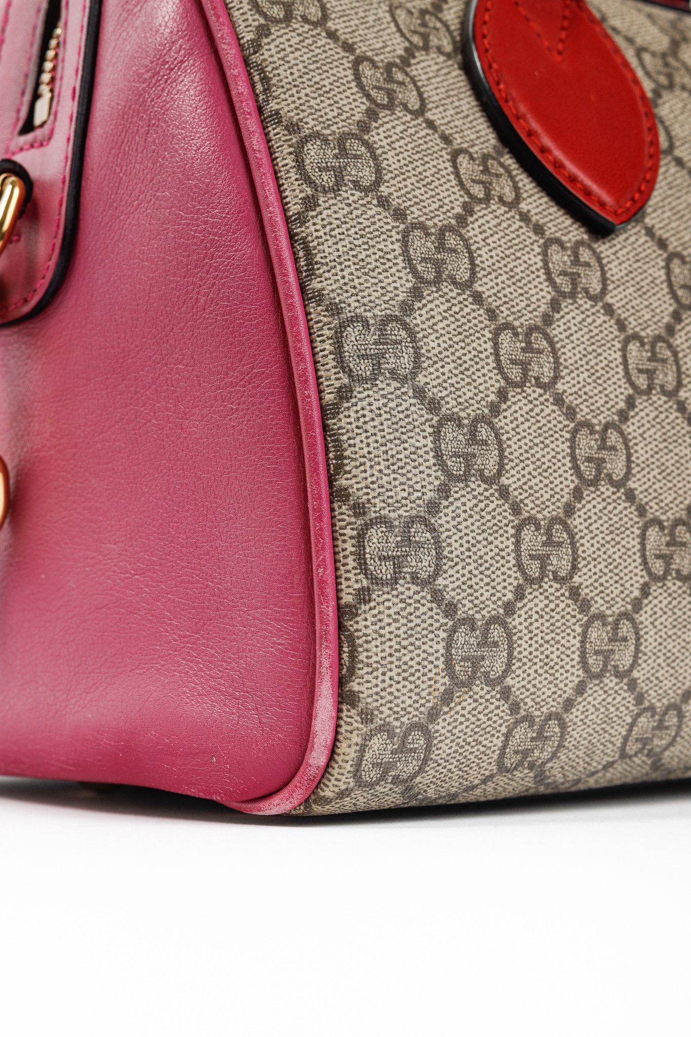 Gucci Gucci Beige & Ebony GG Supreme Canvas Top Handle Bag Size ONE SIZE - 10 Thumbnail