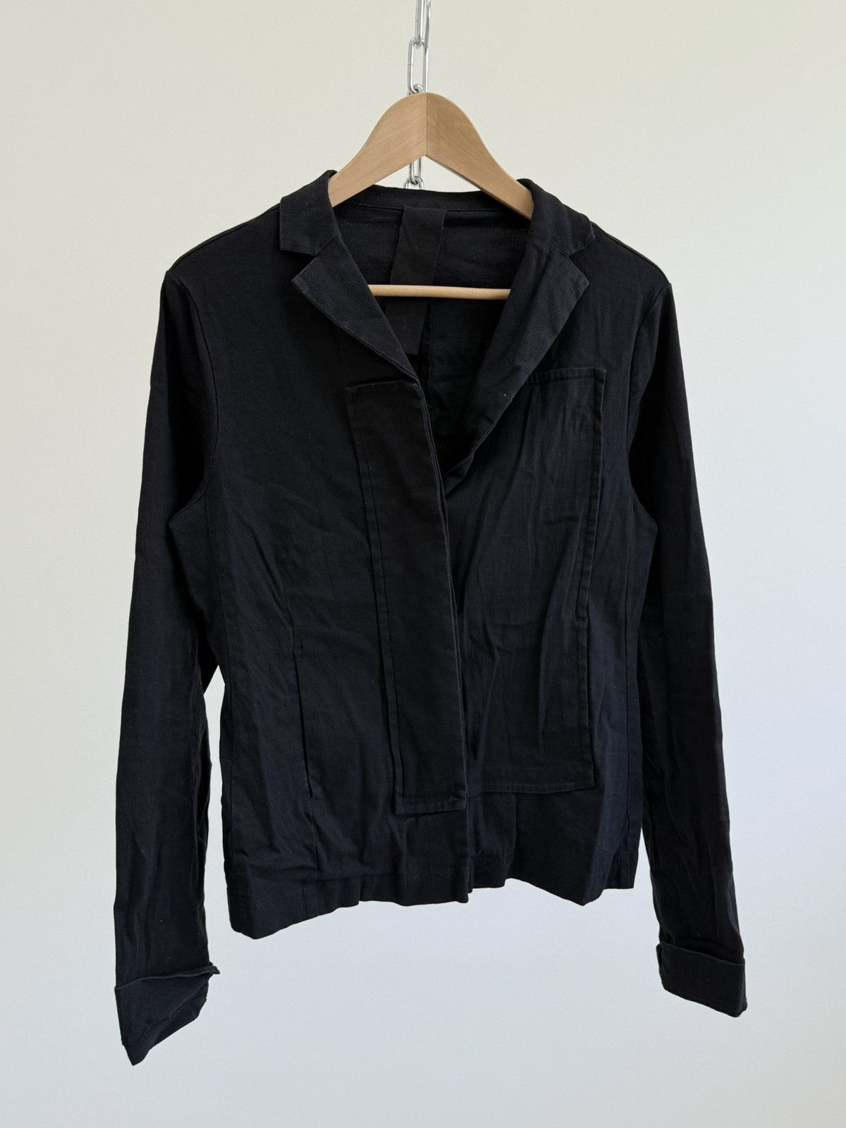 Rundholz Rundholz Black Linen Cotton Jacket Size S Size S / US 4 / IT 40 - 2 Thumbnail