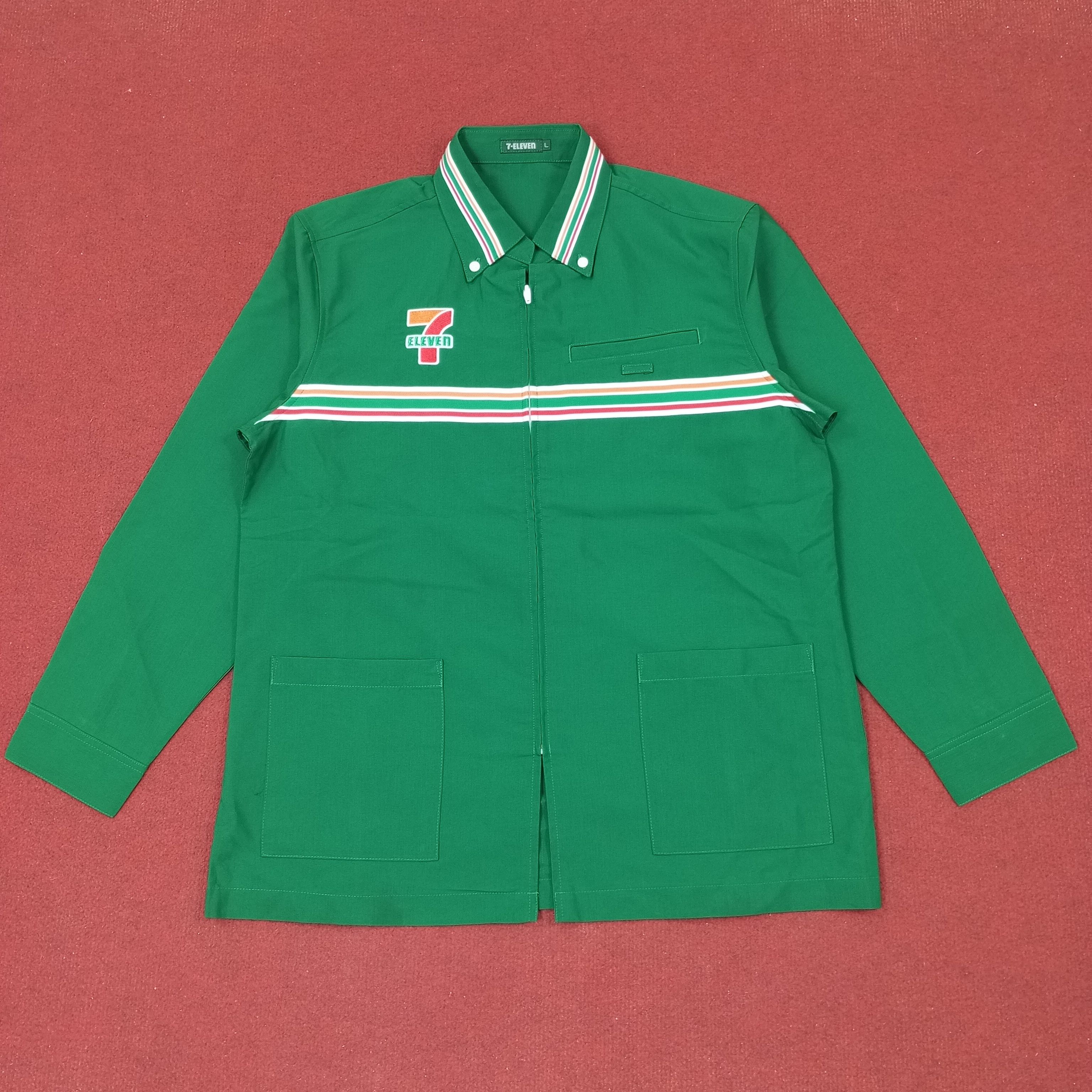 Japanese Brand × Vintage 7 Eleven Japanese Workers Uniform Jacket Size US M / EU 48-50 / 2 - 1 Thumbnail
