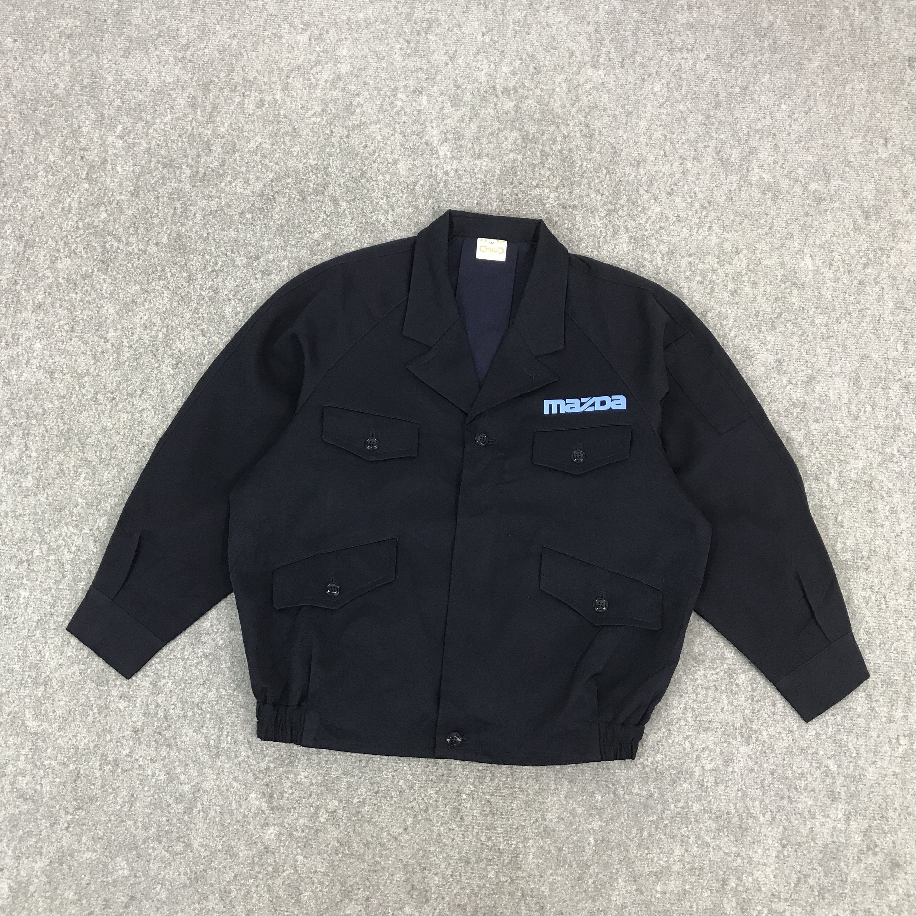 Japanese Brand VTG MAZDA RACING BOMBER NAVY JACKET Size US L / EU 52-54 / 3 - 1 Thumbnail
