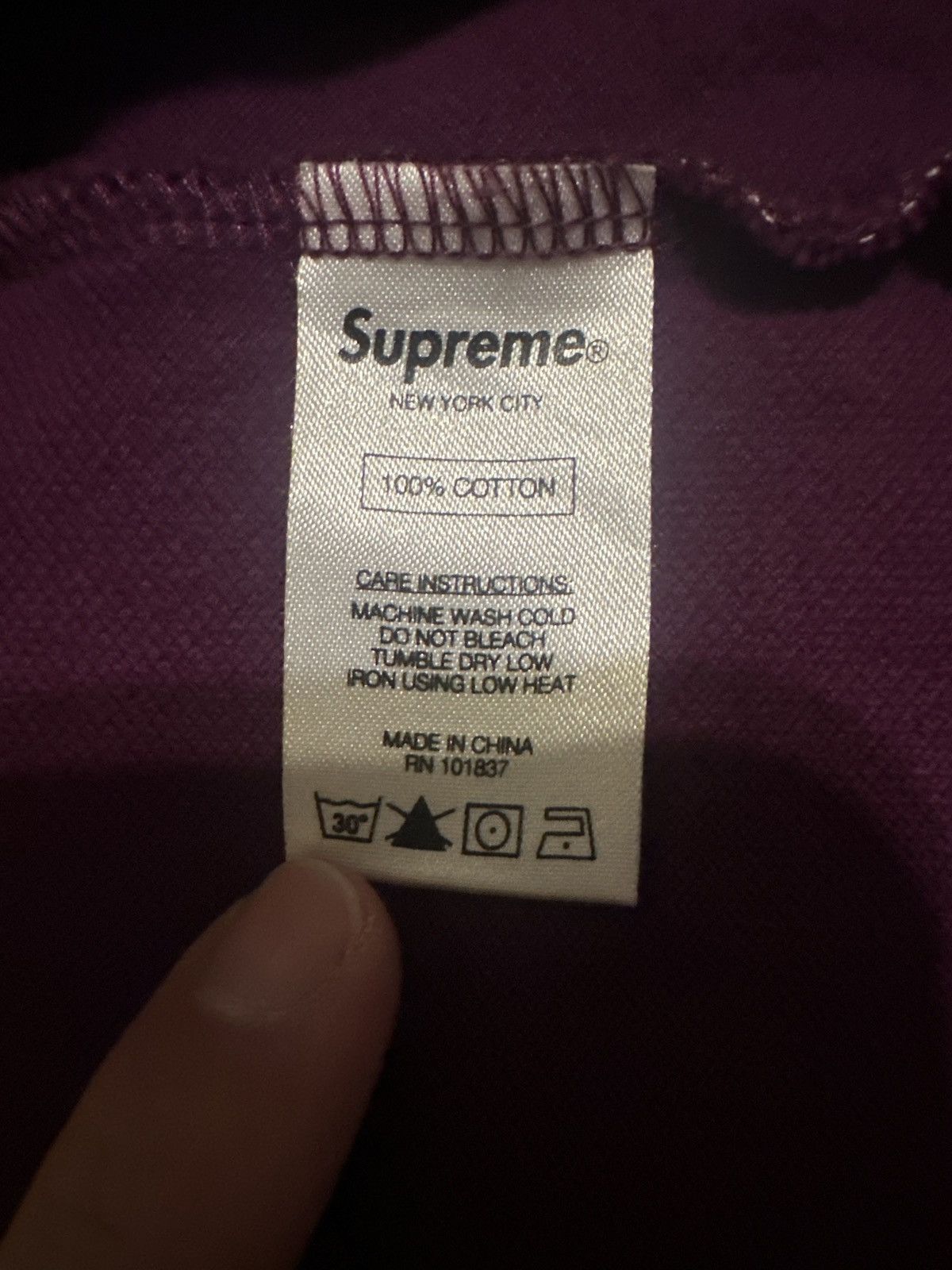 Supreme Supreme SS14 Paisley Polo - Purple Size US M / EU 48-50 / 2 - 5 Thumbnail