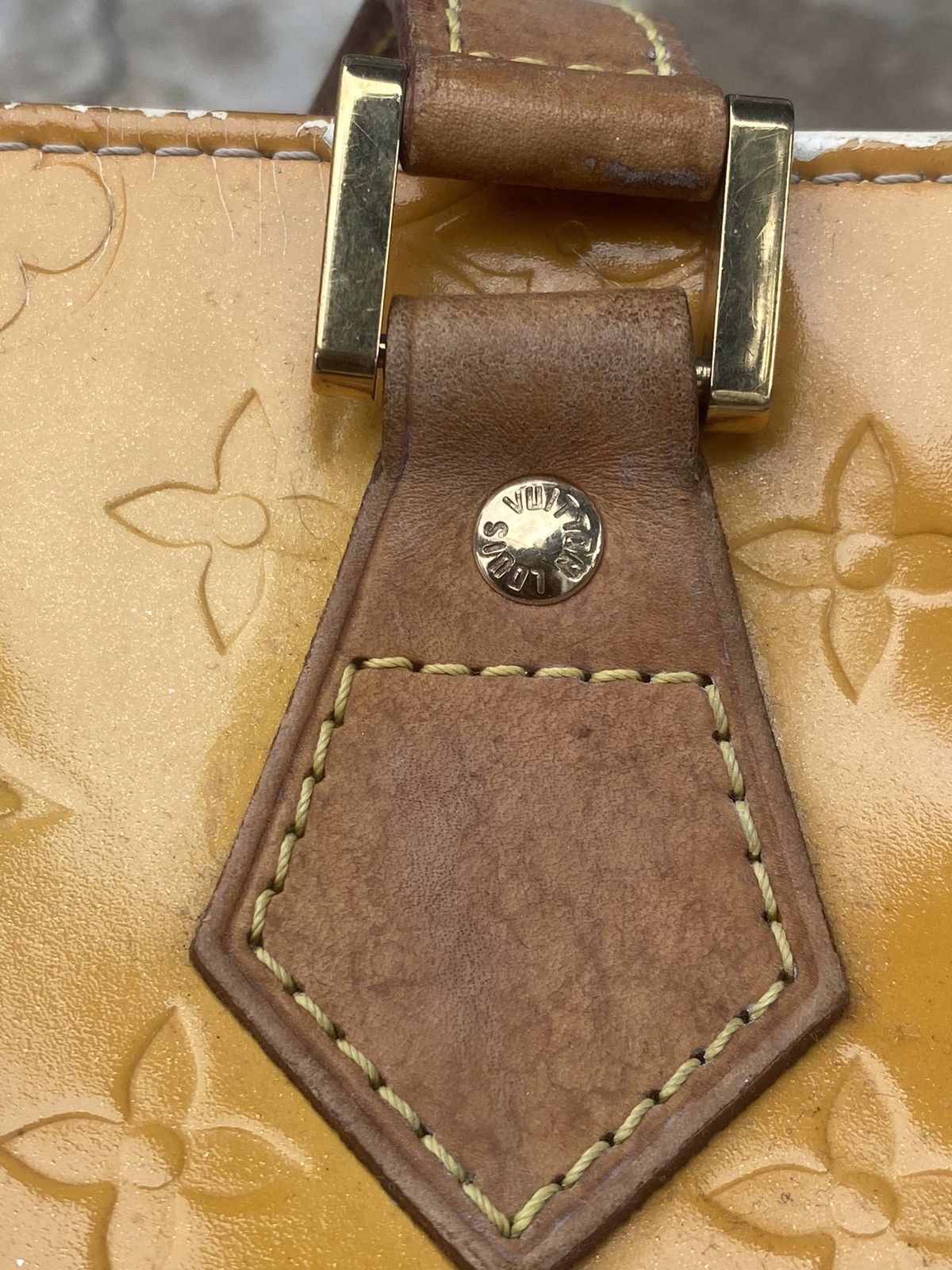 Louis Vuitton LOUIS VUITTON Vernis Reed PM Women's Monogram Handbag Size ONE SIZE - 8 Thumbnail