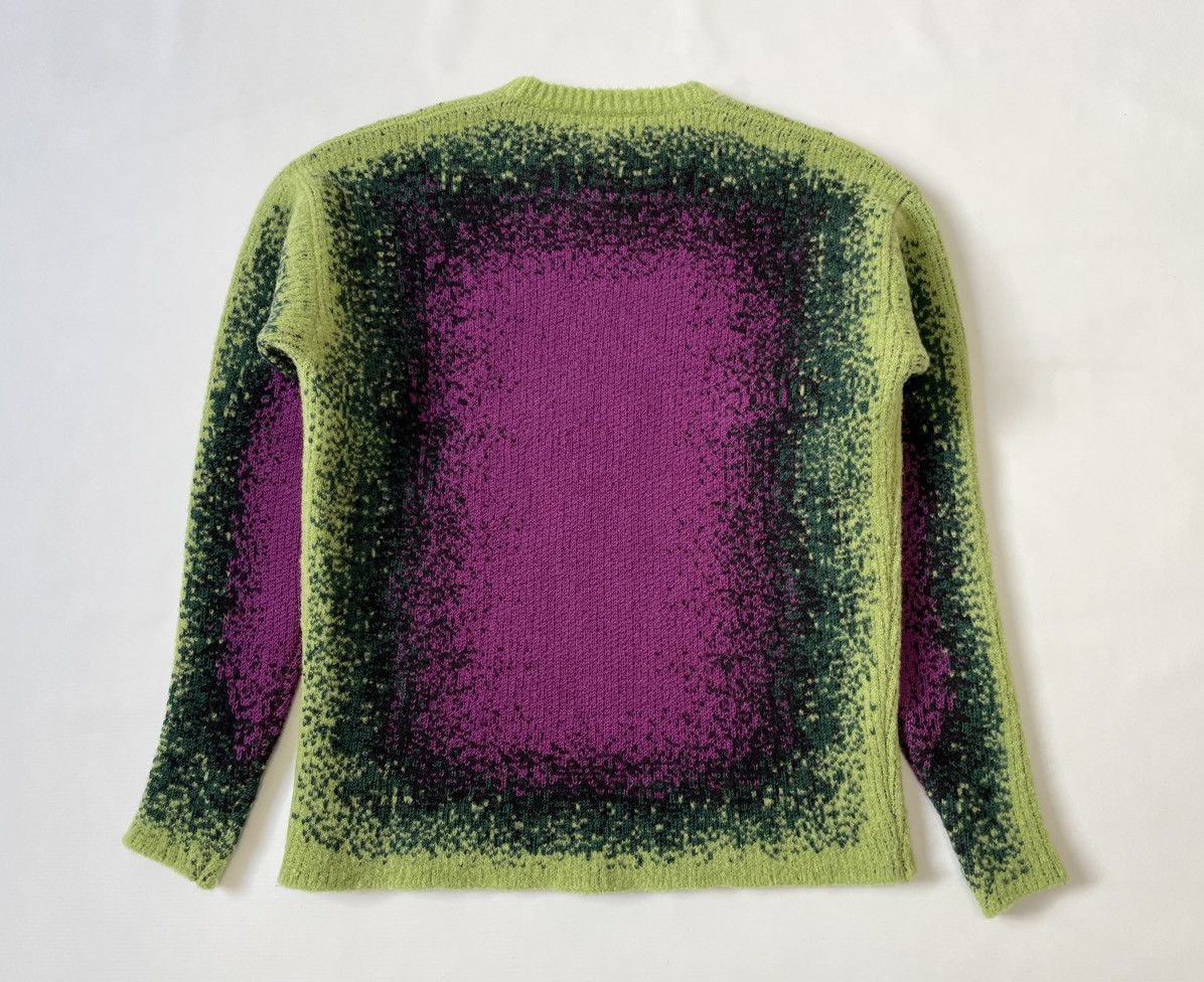 Y/Project A/W 22 Purple / Lime ‘Gradient’ Sweater Size US M / EU 48-50 / 2 - 9 Thumbnail