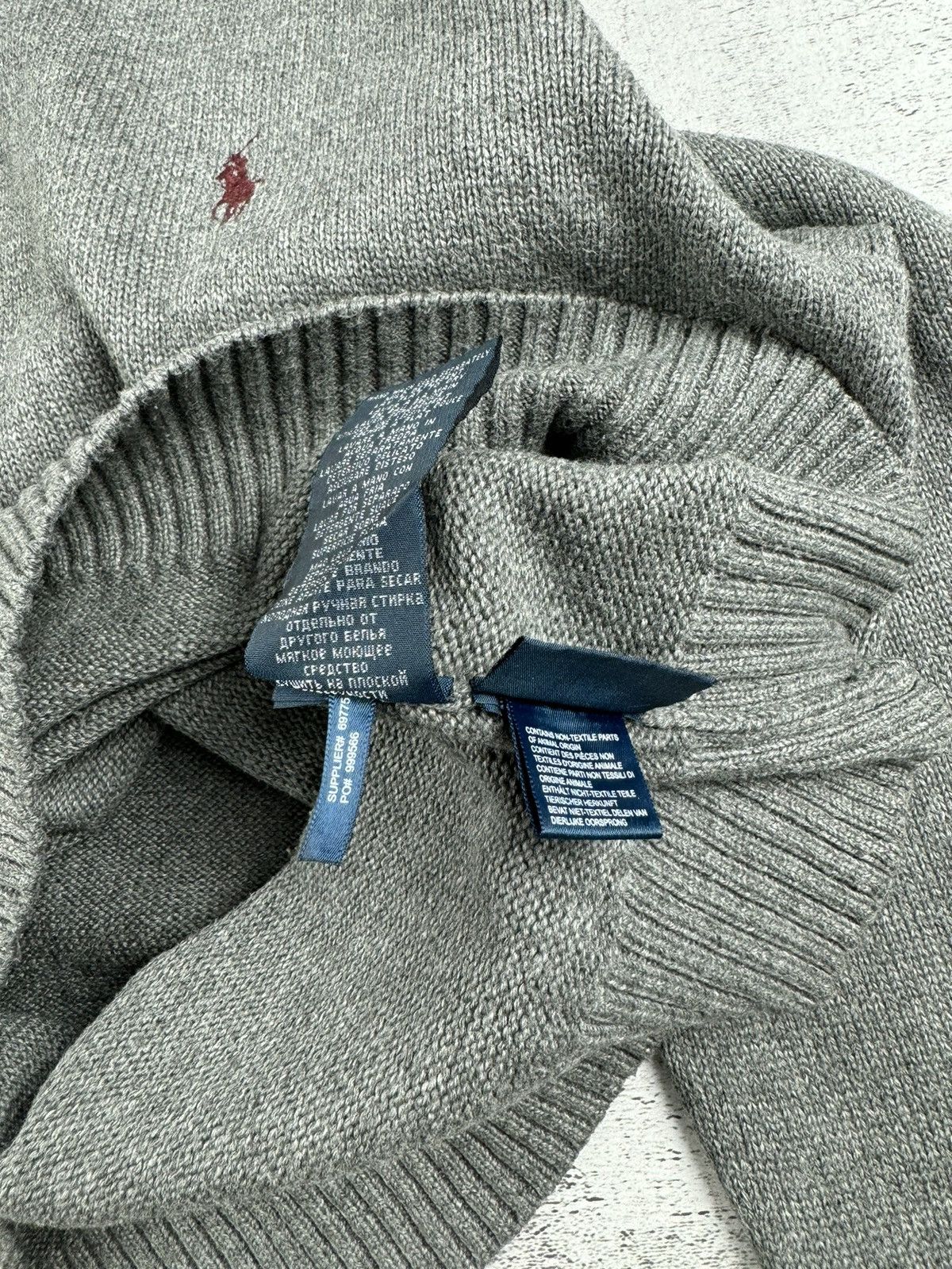 Polo Ralph Lauren Polo Ralph Lauren Knited Old Money 1/3 Zip Sweater Pullover Size US XL / EU 56 / 4 - 12 Thumbnail