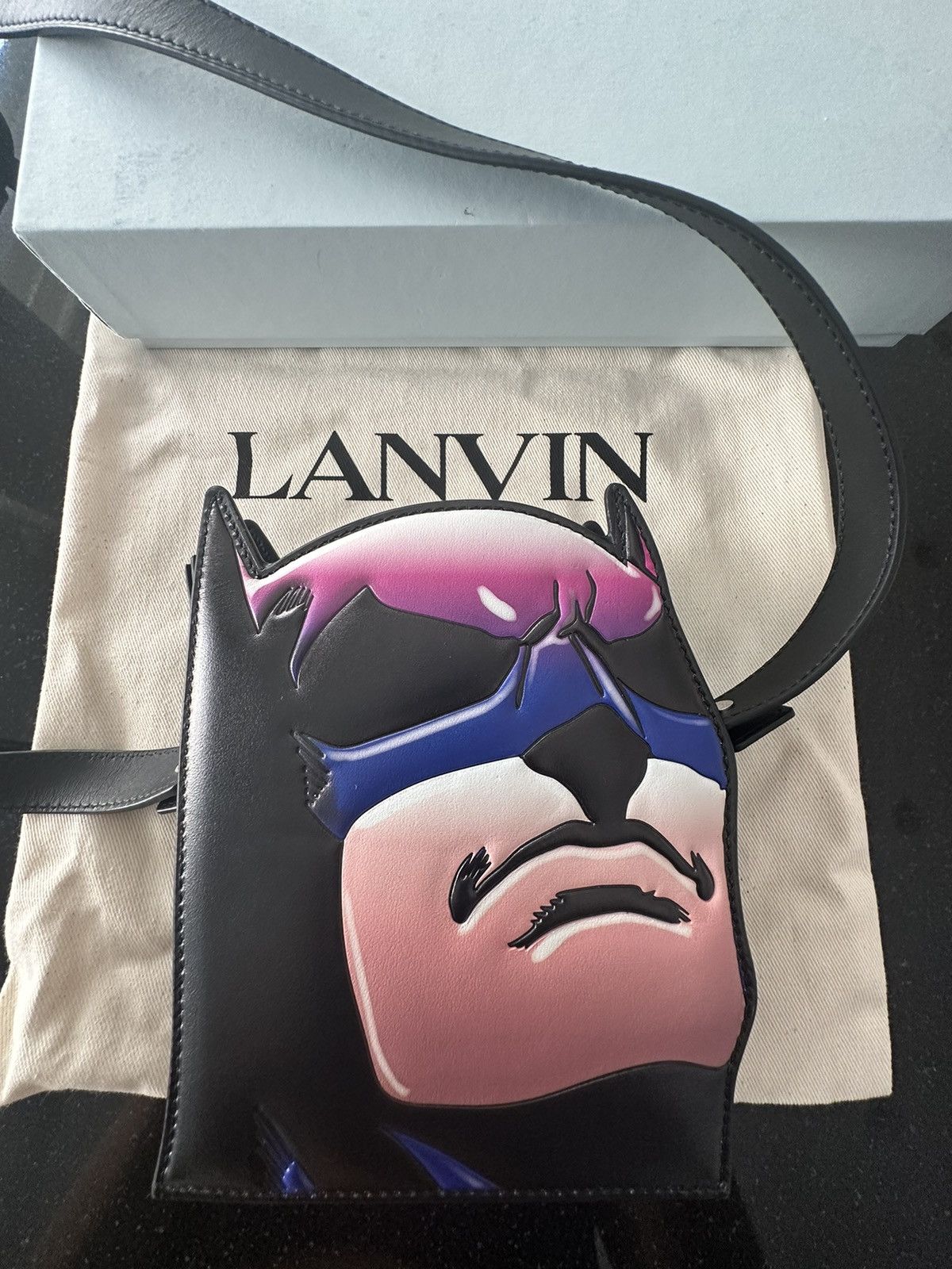 Lanvin Lanvin Batman clutch Size ONE SIZE - 1 Thumbnail