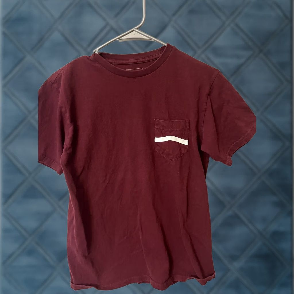 Vans Vans Off The Wall T Shirt Mens Size S Maroon Embroidered Flower Graphic Size US S / EU 44-46 / 1 - 1 Thumbnail