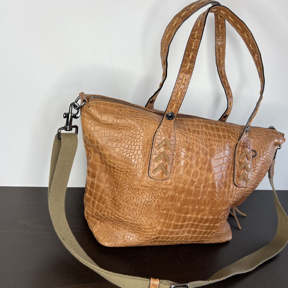 Vintage George Gina Lucy GGL Leather Brown Crossbody Bag Vintage Size ONE SIZE - 5 Thumbnail