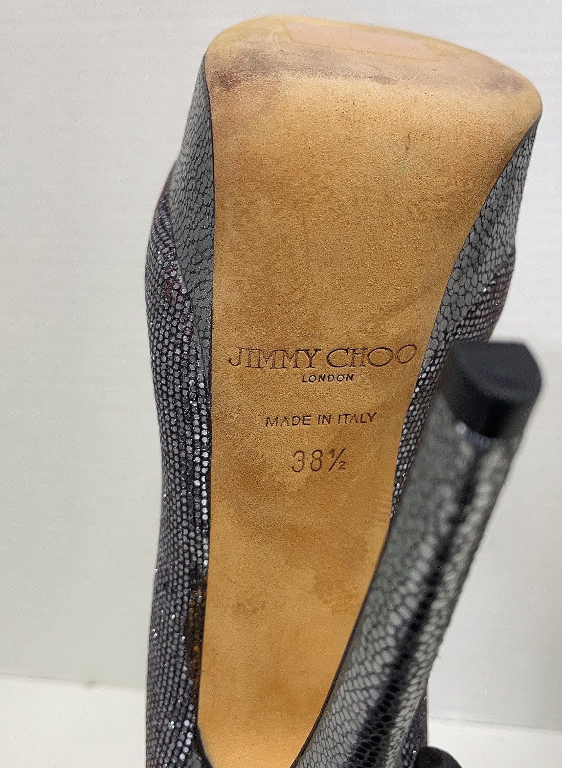 Jimmy Choo Jimmy Choo Metallic Silver Pumps - Sz EU 38.5 Size US 8.5 / IT 38.5 - 8 Thumbnail