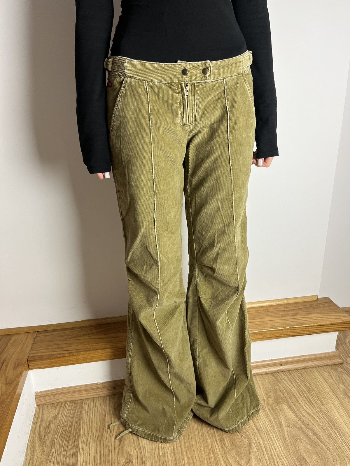 Miss Sixty Vintage Miss Sixty Women's Flared Pants Drawstrings Y2K Size 26" / US 2 / IT 38 - 3 Thumbnail