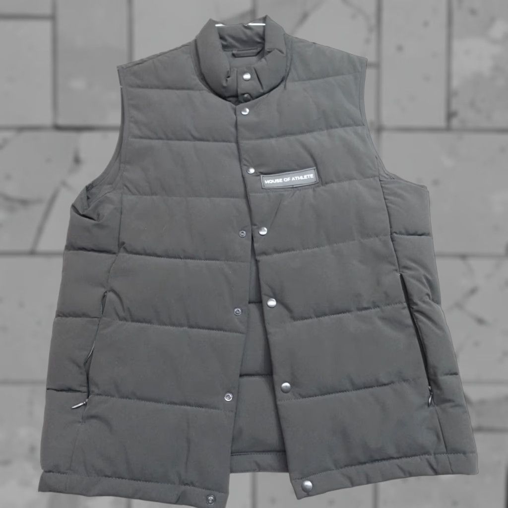 House of CB House of Athlete Vest Medium Black Snap Front Puffer Size US M / EU 48-50 / 2 - 1 Thumbnail