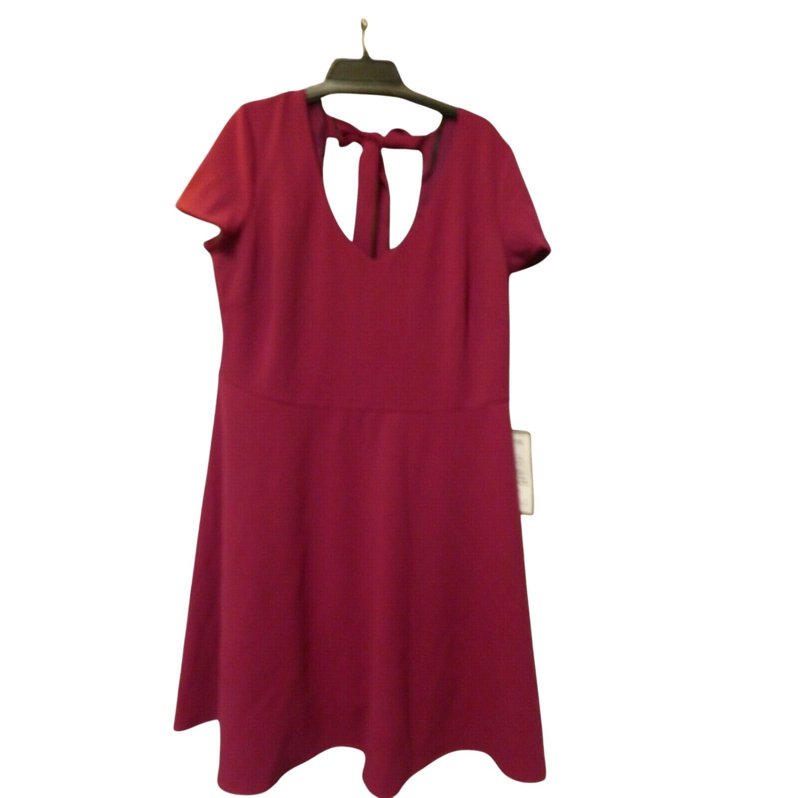Other $69.00 B Darlin Trendy Plus Size Bow-Back Skater Dress, 22W Size ONE SIZE - 5 Thumbnail
