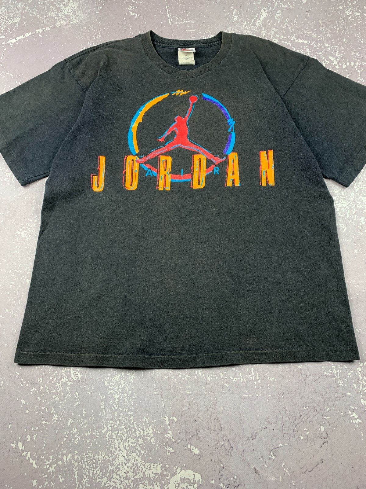 Nike Vintage 90s USA Nike x Jordan Sunfaded Single Stitch T Shirt Size US M / EU 48-50 / 2 - 4 Thumbnail