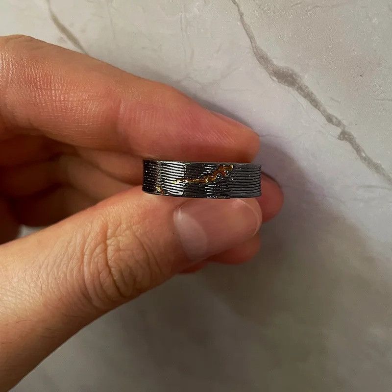 Japanese Brand × Jewelry × Vintage Light Painting Ring Size ONE SIZE - 3 Thumbnail
