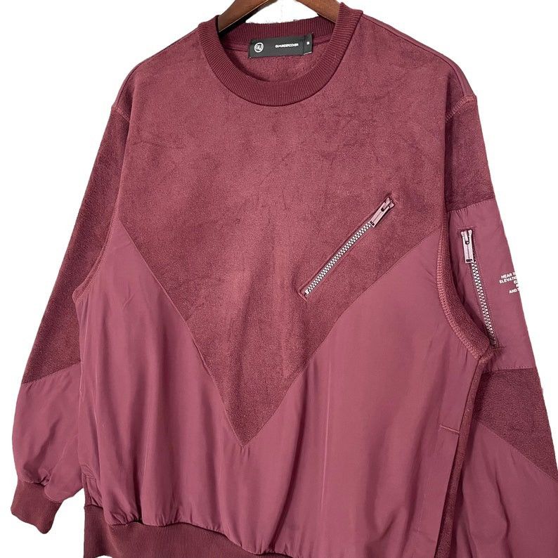 Undercover Undercover X GU Crewneck Fleece Sweatshirt Maroon Size US M / EU 48-50 / 2 - 4 Thumbnail