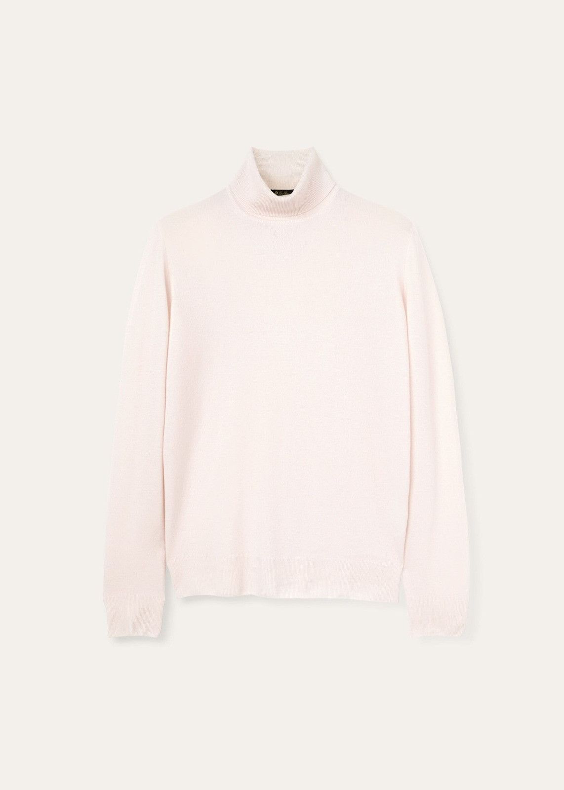 Loro Piana o1srvl11e0225 FAF9161 Turtleneck Sweater in Light Pink Size US M / EU 48-50 / 2 - 1 Thumbnail