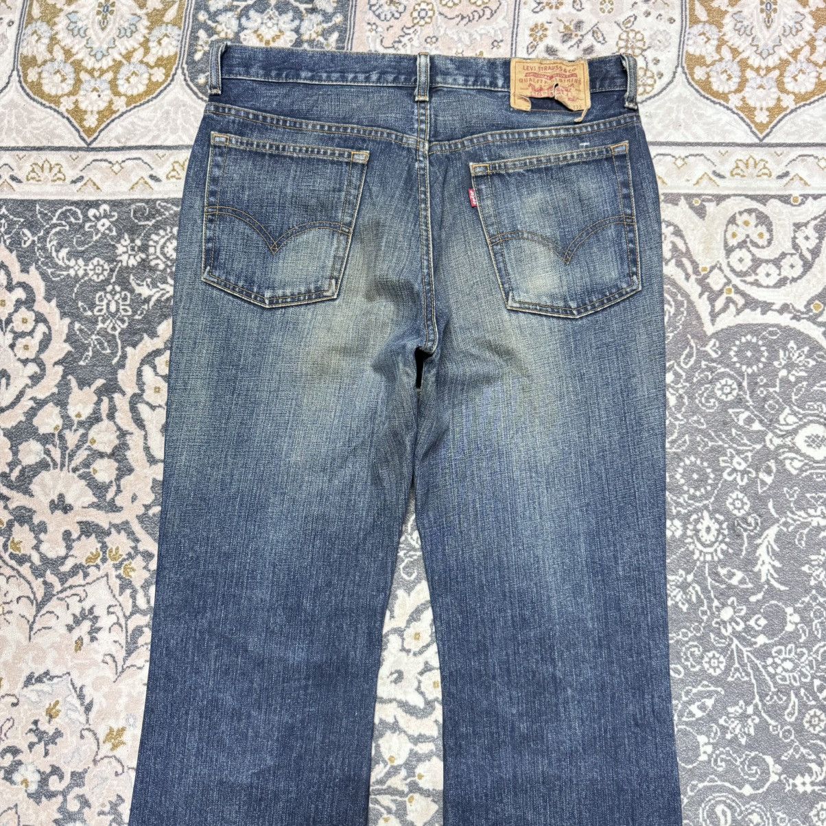 Levi's Vintage Levis 517 Denim Flare Jeans Hedi Slimane Size US 33 - 11 Thumbnail