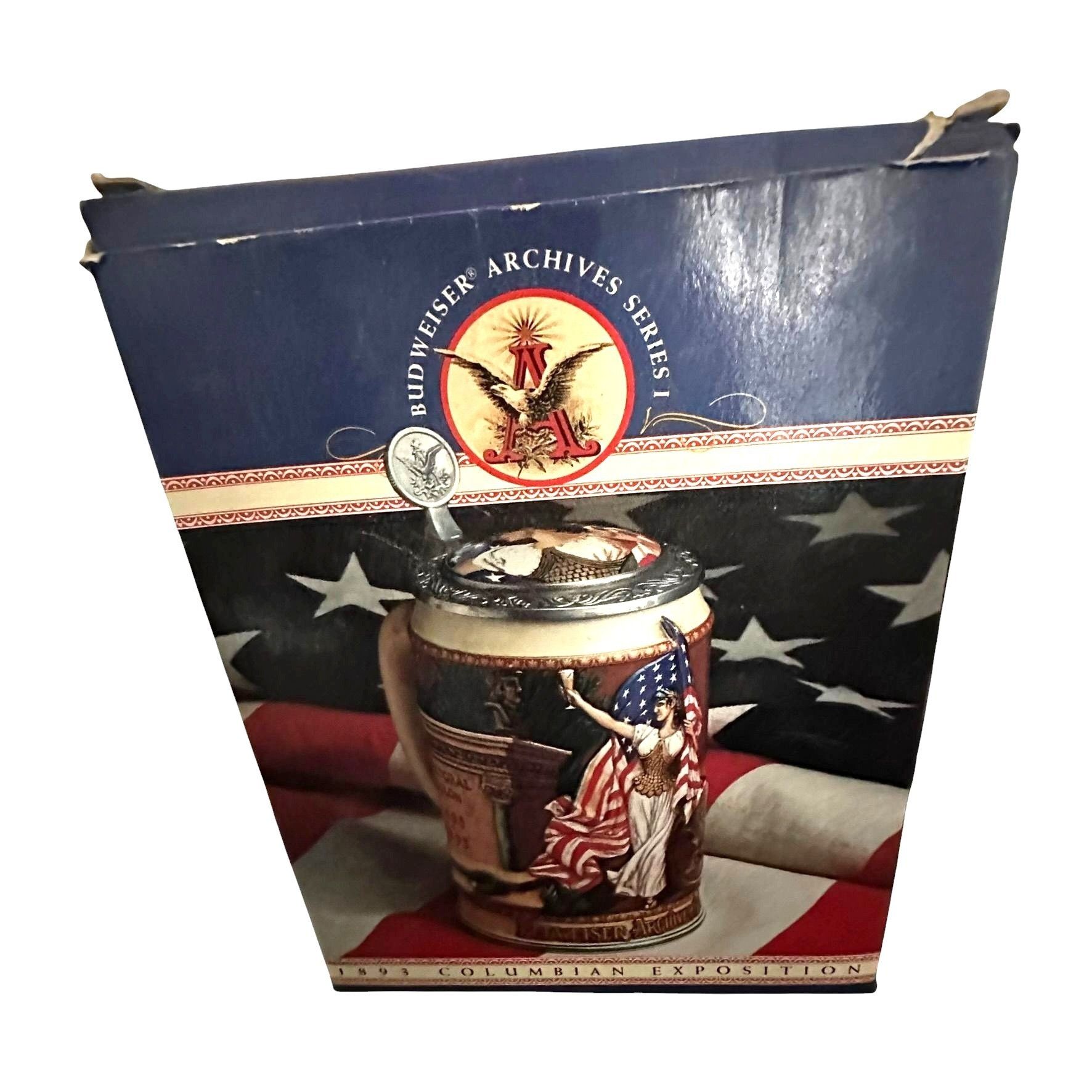 Budweiser Budweiser Archive Series Beer Stein 1983 Colombian Expositio Size ONE SIZE - 4 Thumbnail