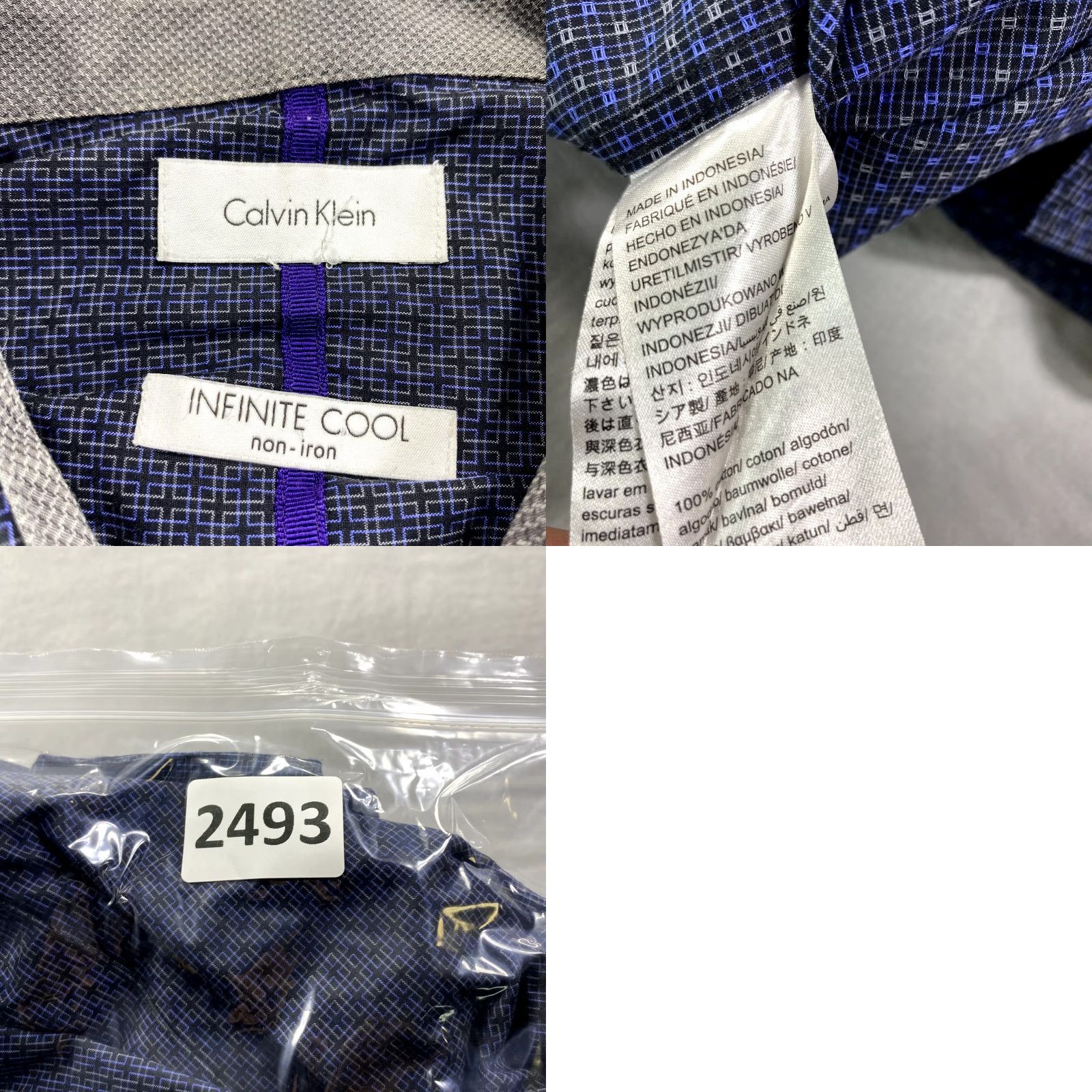 Vintage Calvin Klein Shirt Mens Medium Blue Button Up Casual Dress Adult Infinite Cool Size US M / EU 48-50 / 2 - 8 Thumbnail