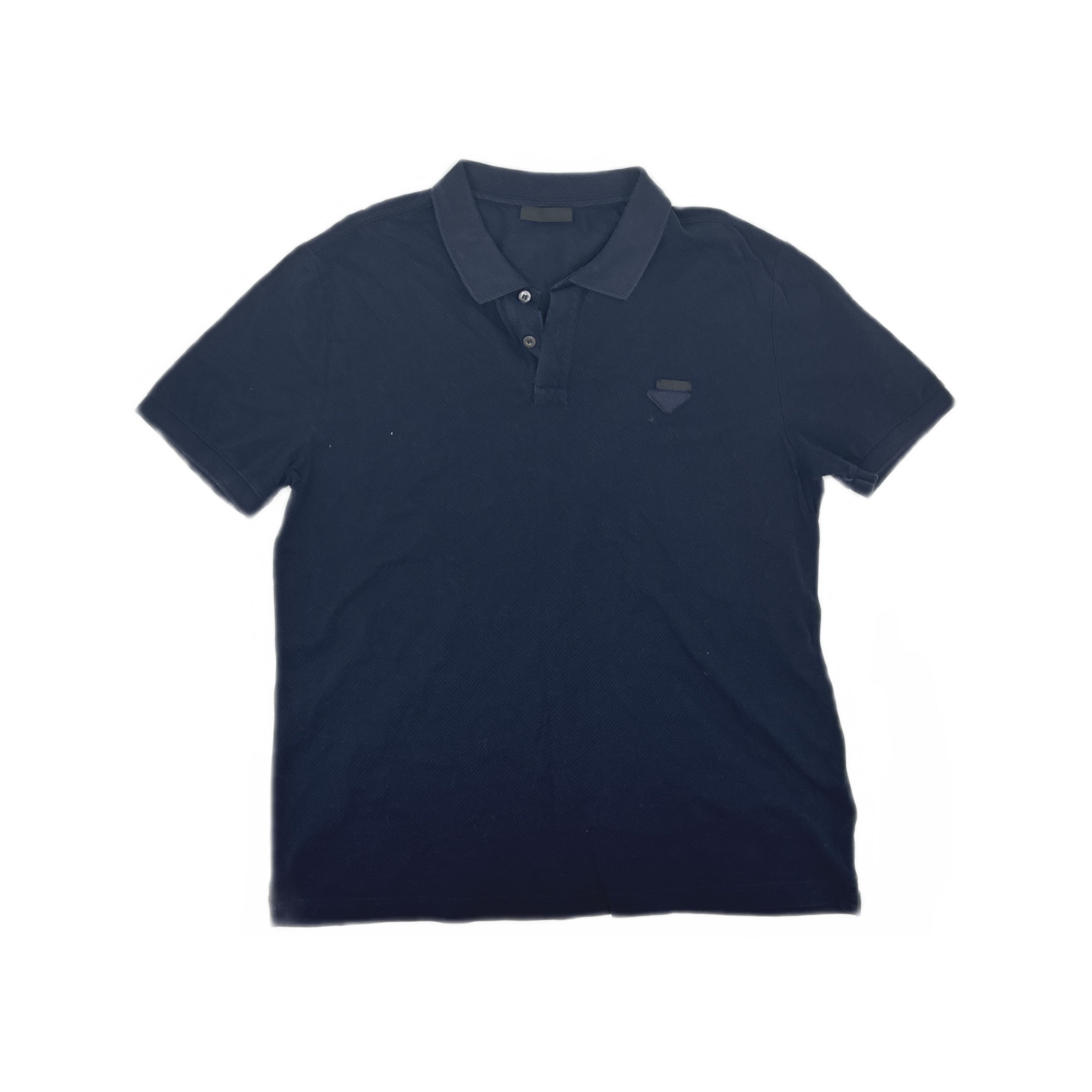 Prada Prada Navy Logo Polo Shirt Size XXL Size US XXL / EU 58 / 5 - 1 Thumbnail