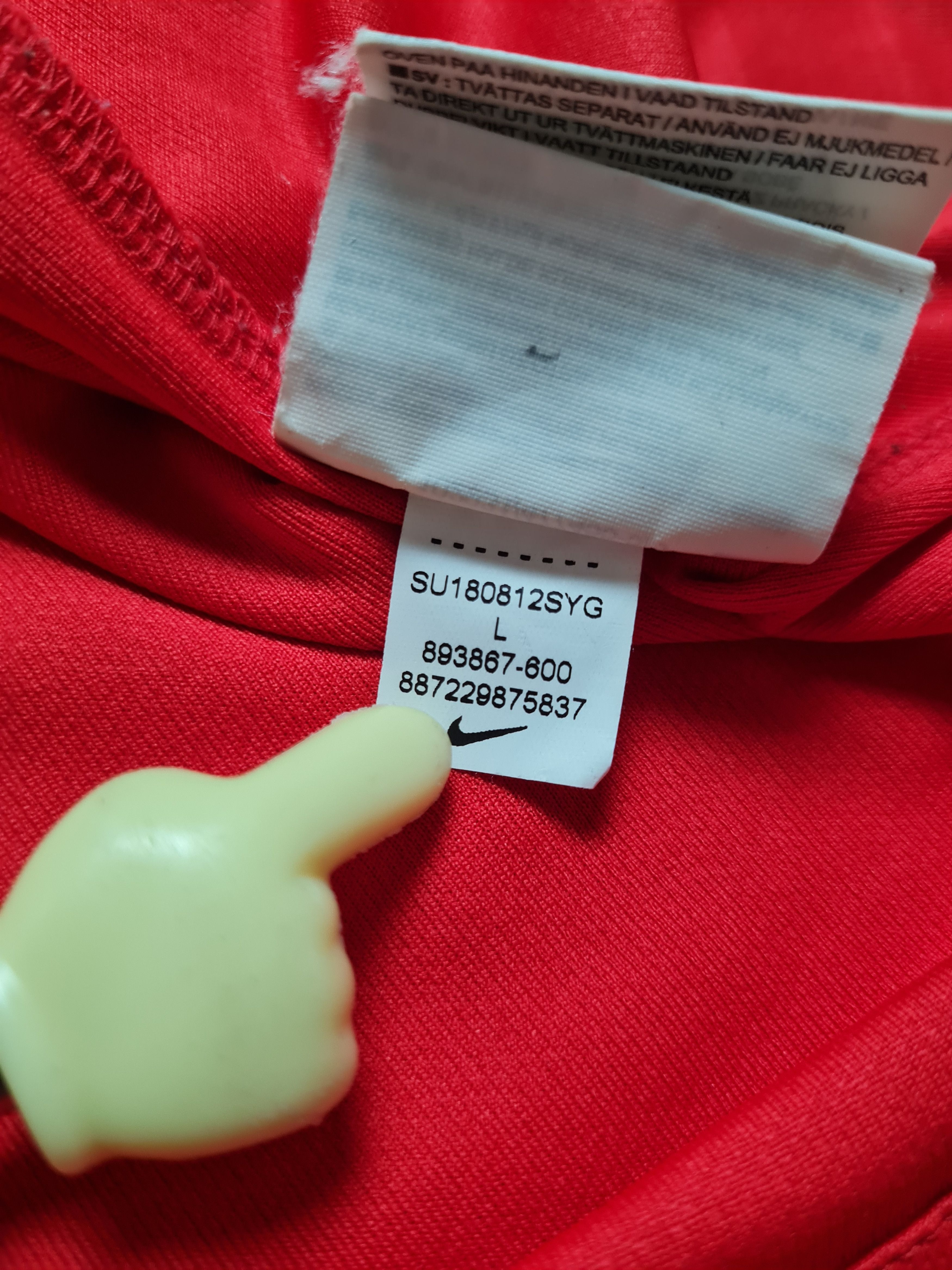Nike Nike England 2018 2019 Away Football Shirt Soccer World Cup Size US XL / EU 56 / 4 - 15 Thumbnail