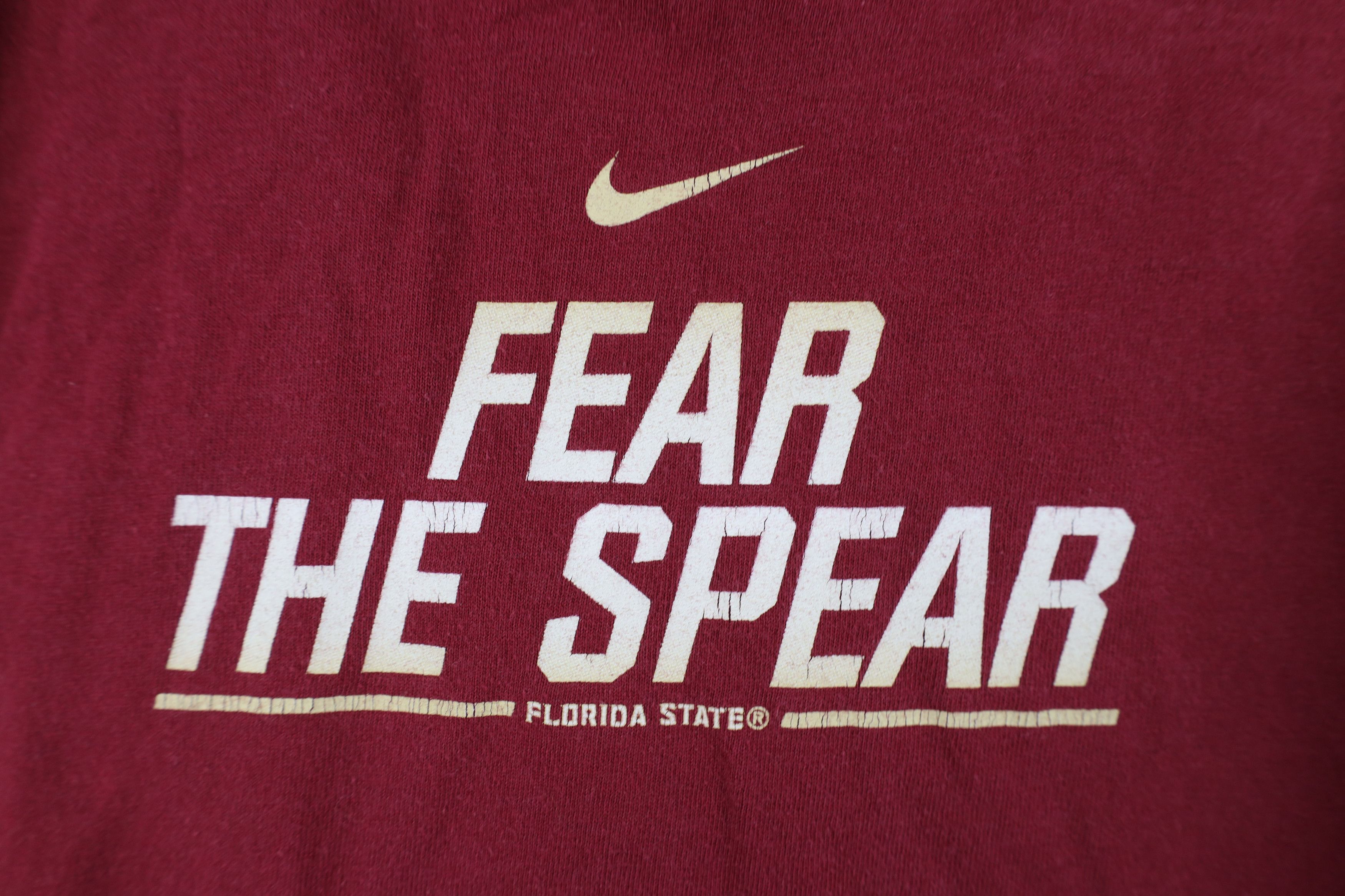 Nike Vintage Y2K Nike Swoosh Florida State University T-Shirt Size M / US 6-8 / IT 42-44 - 4 Thumbnail