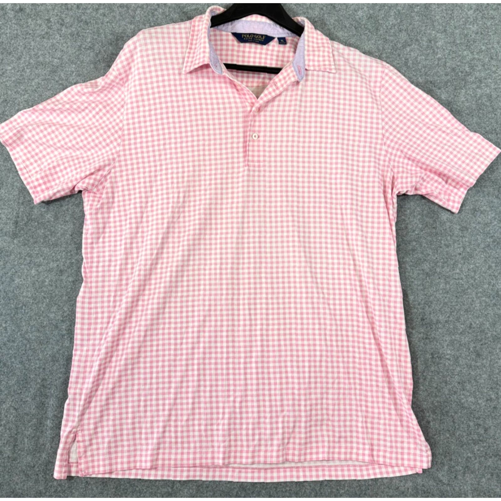 Polo Ralph Lauren Polo Golf Ralph Lauren Shirt Mens XL Pink Gingham Check Pima Cotton Preppy Size US XL / EU 56 / 4 - 3 Thumbnail