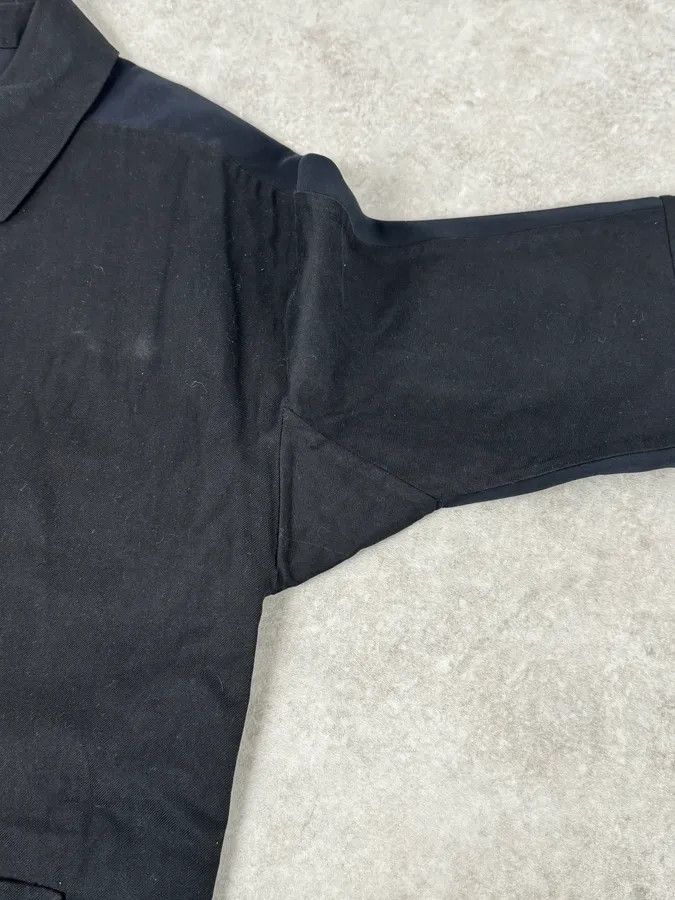 Balenciaga 2010s Balenciaga Sample Black & Navy Geometrical Trench Coat Size US S / EU 44-46 / 1 - 9 Thumbnail