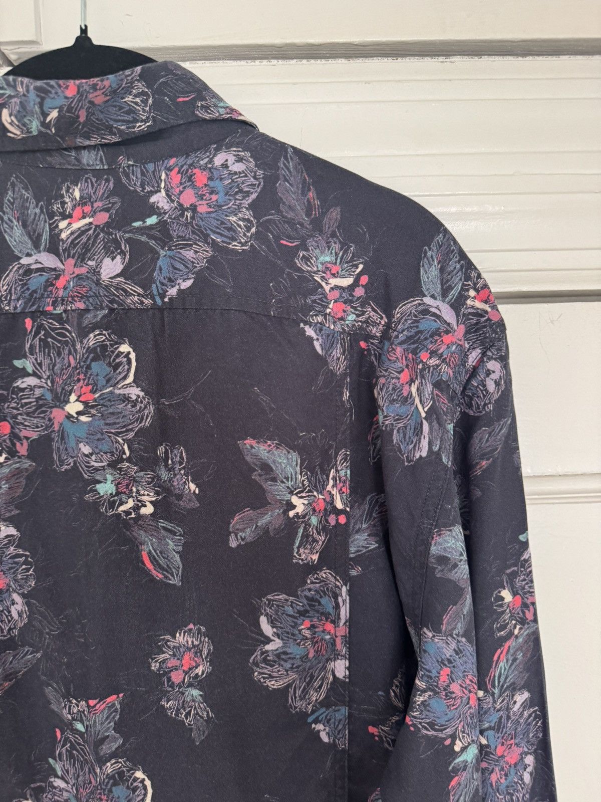 Corridor Corridor Novella Floral Print Long Sleeve Navy Lyocell Size US XS / EU 42 / 0 - 8 Thumbnail